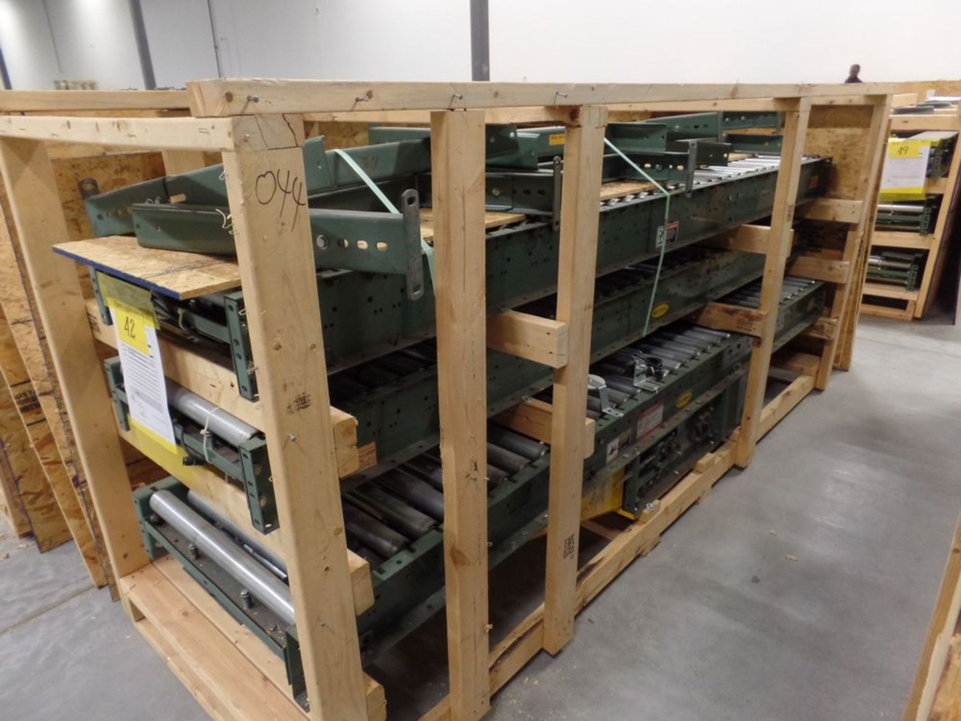 ASST.CONVEYORS - (SEE PHOTOS FOR INFO), CRATED FOR SHIPPING. (SUBJECT TO BULK BID LOT 40)