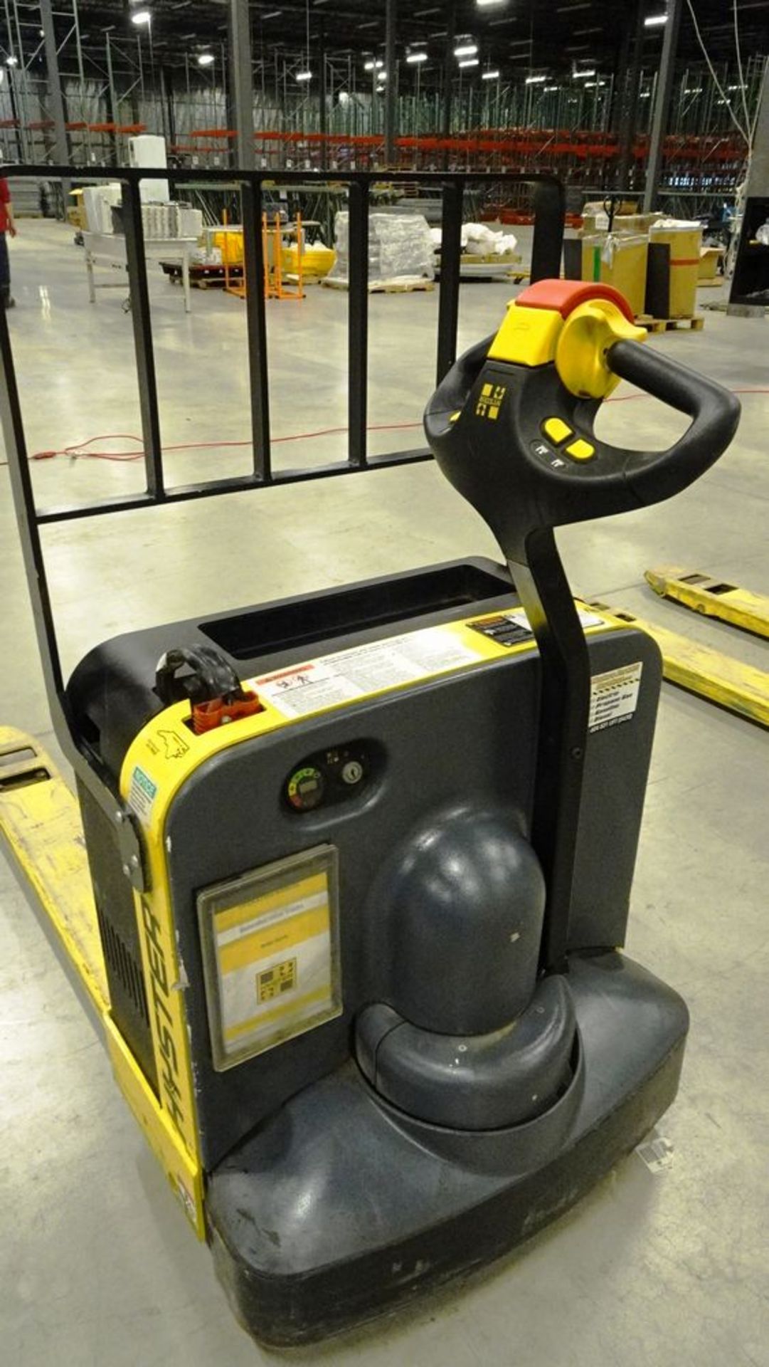 HYSTER W40Z ELECTRIC POWERED PALLET JACK, S/N B218N26469L, 4,000 LBS CAPACITY. (NOTE: NEEDS - Image 4 of 4