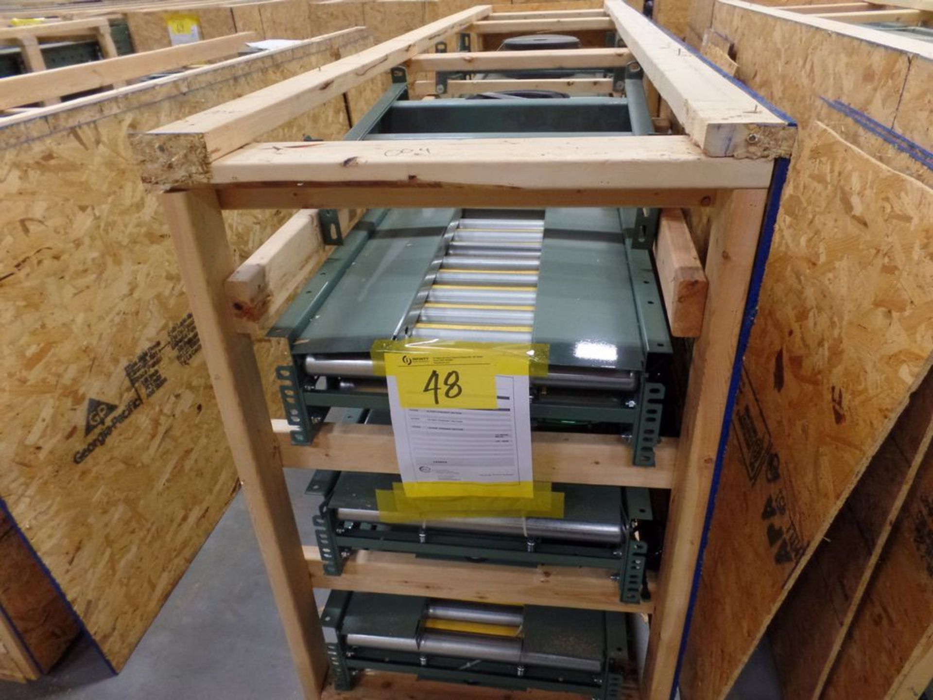 ASST.CONVEYORS - (SEE PHOTOS FOR INFO), CRATED FOR SHIPPING. (SUBJECT TO BULK BID LOT 40)