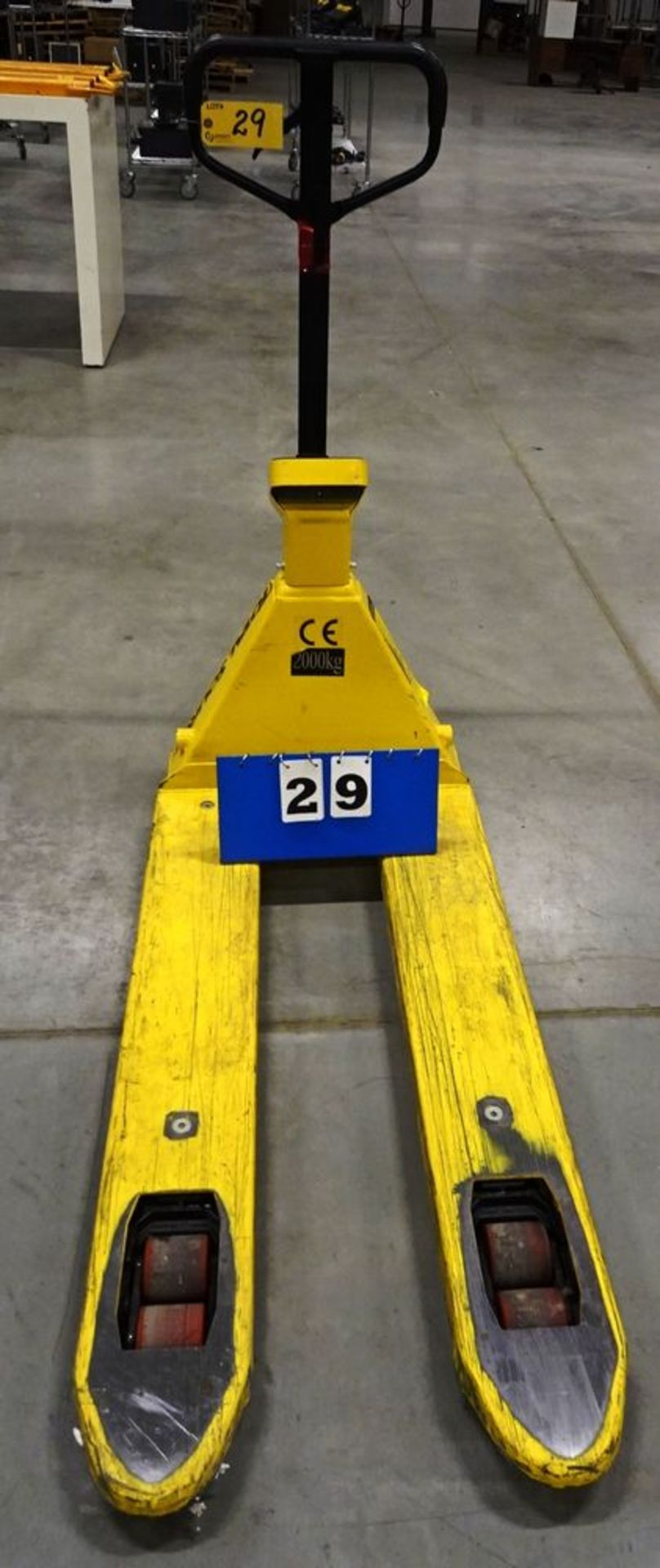 TOTAL SOURCE MODEL HP-ESR20 PALLET JACK C/W DIGITAL READ-OUT LOAD CAPACITY, S/N RA24576