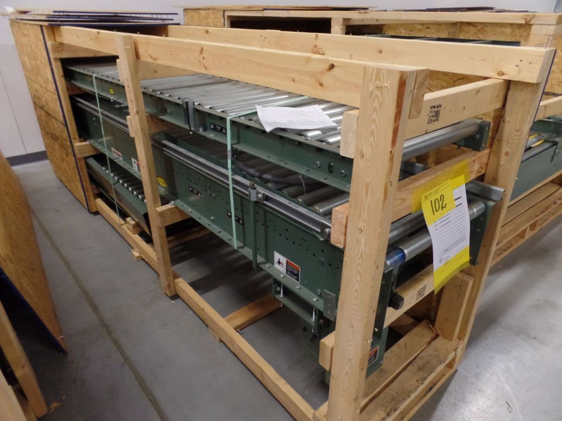 ASST.CONVEYORS - (SEE PHOTOS FOR INFO), CRATED FOR SHIPPING. (SUBJECT TO BULK BID LOT 40)