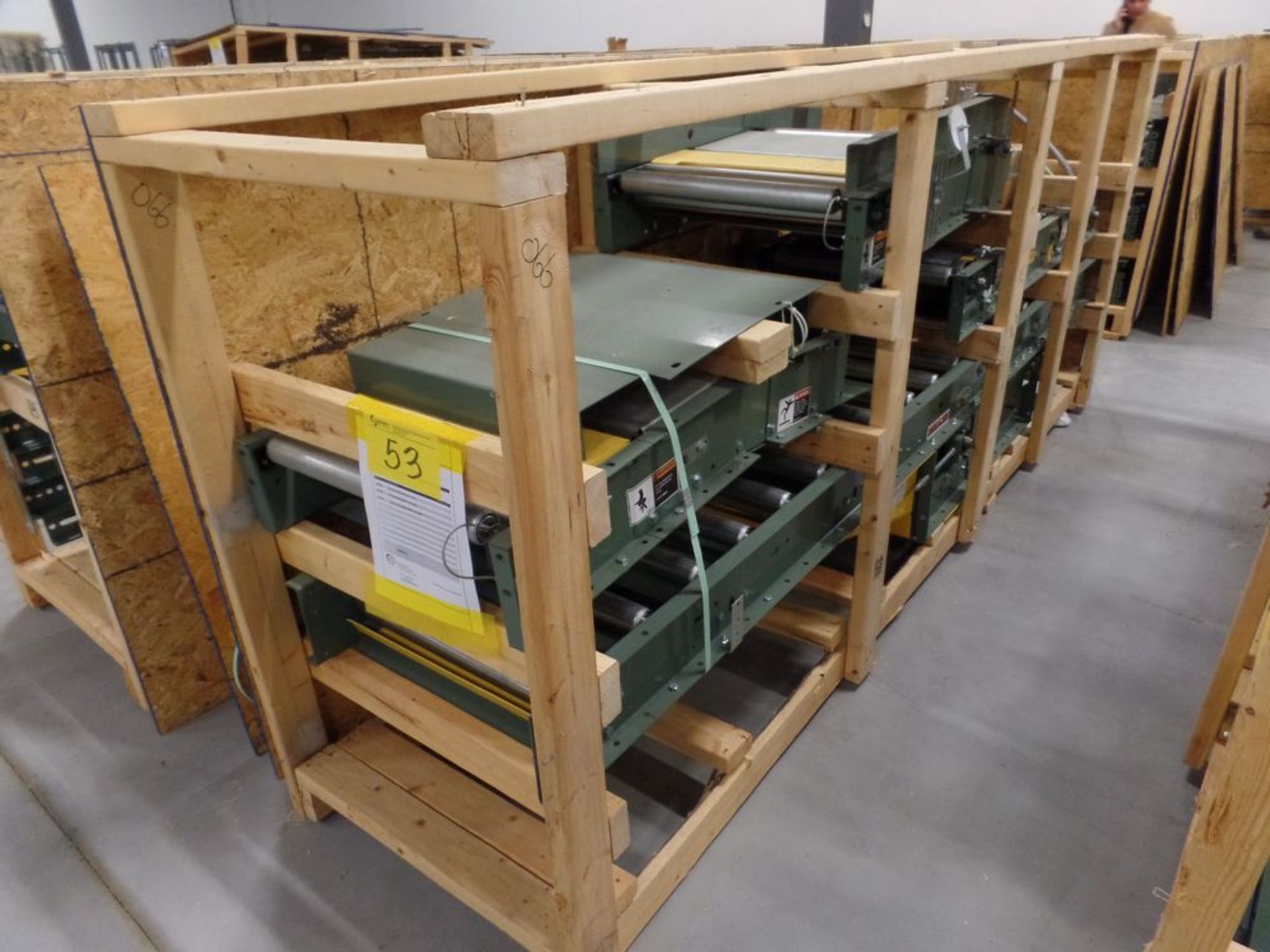 ASST.CONVEYORS - (SEE PHOTOS FOR INFO), CRATED FOR SHIPPING. (SUBJECT TO BULK BID LOT 40)