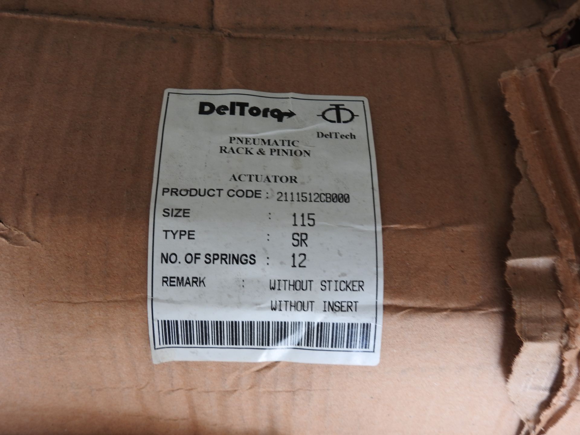 Lot of Pneumatic Valve Actuators, DelTorq, Mdl. 211512CB000 ** Located: 4402 Theiss Rd, Houston, - Image 2 of 10