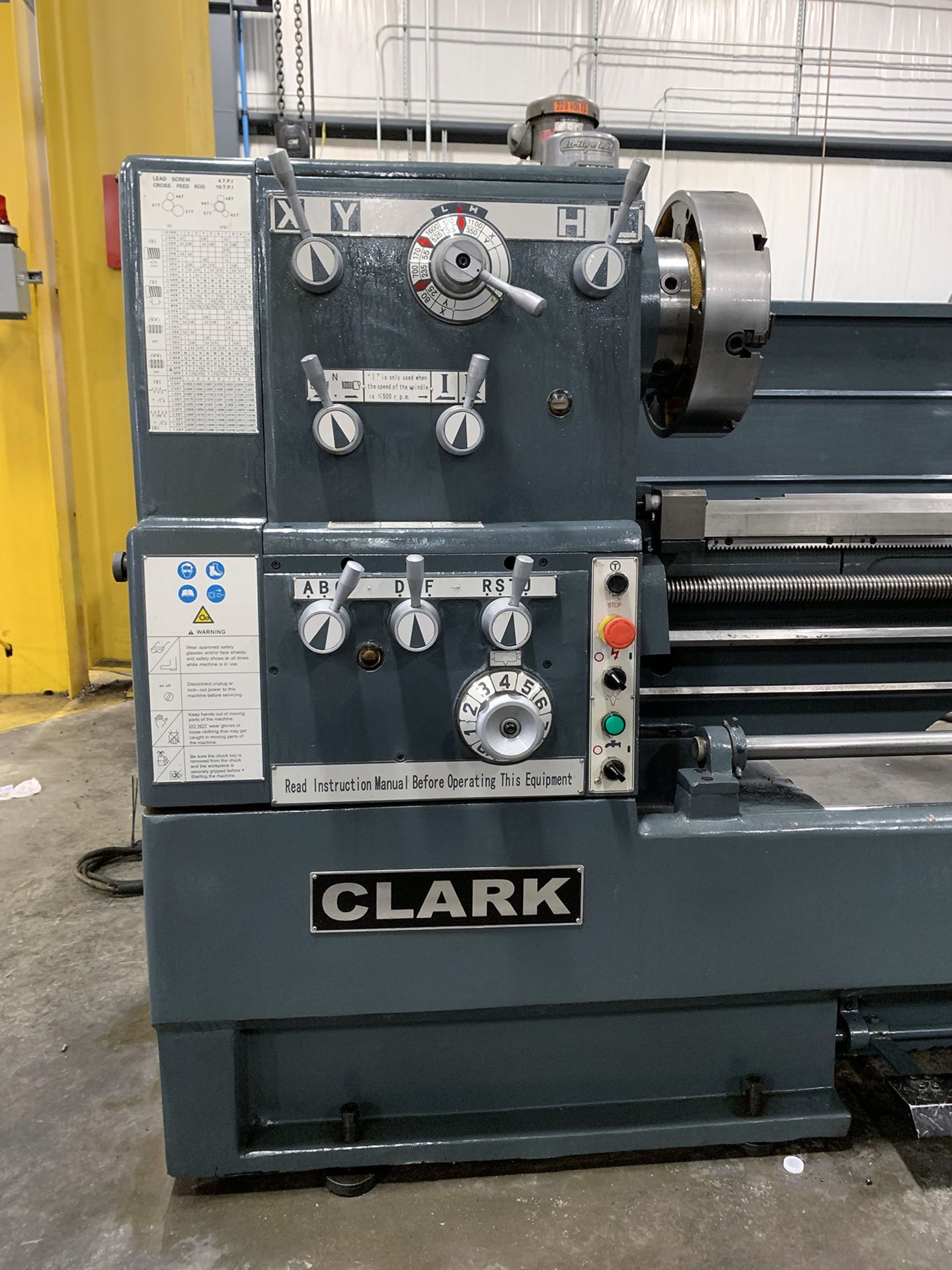 2012, 22" x 80" Clark Engine Lathe - Image 6 of 8