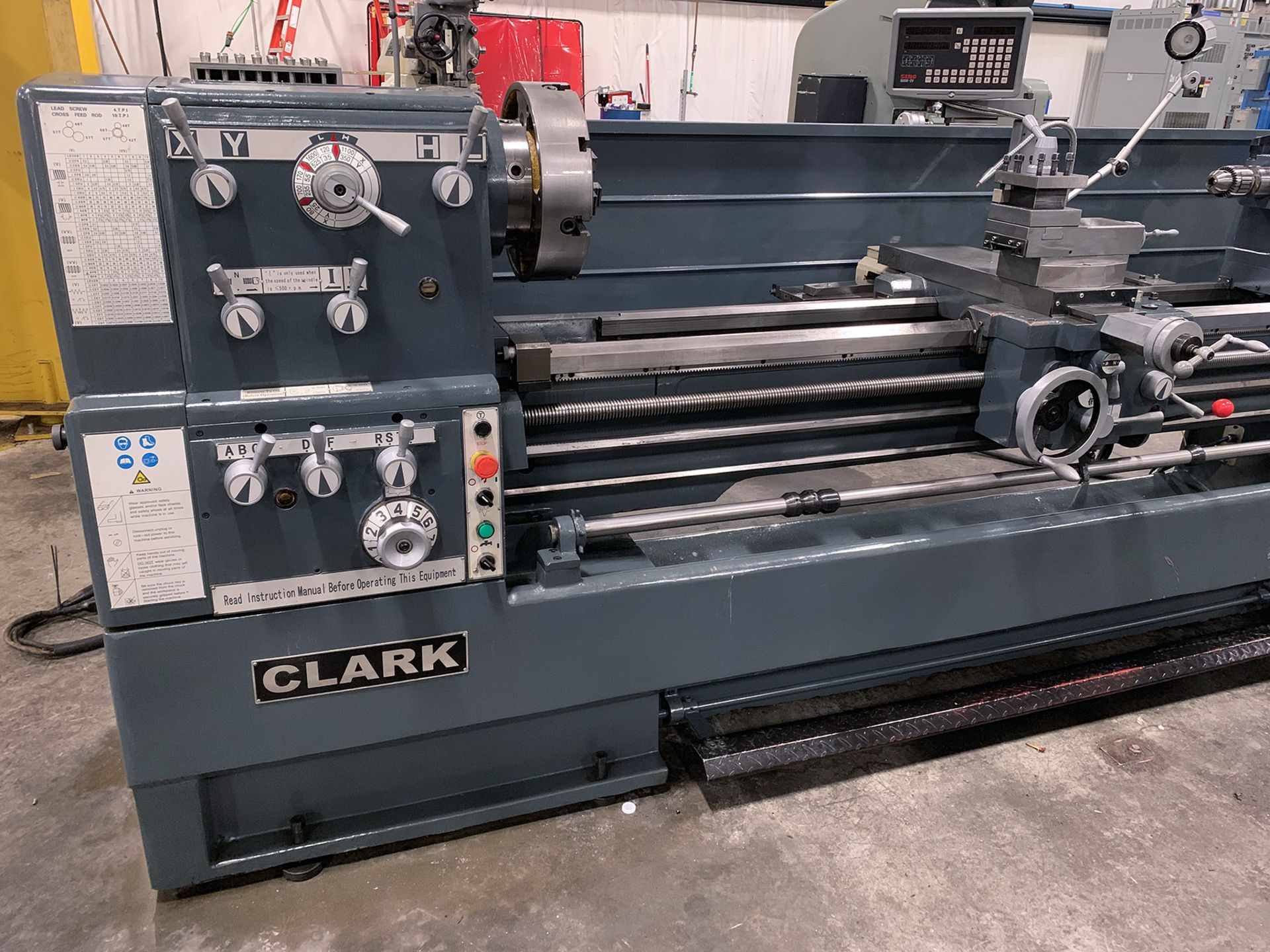 2012, 22" x 80" Clark Engine Lathe - Image 3 of 8