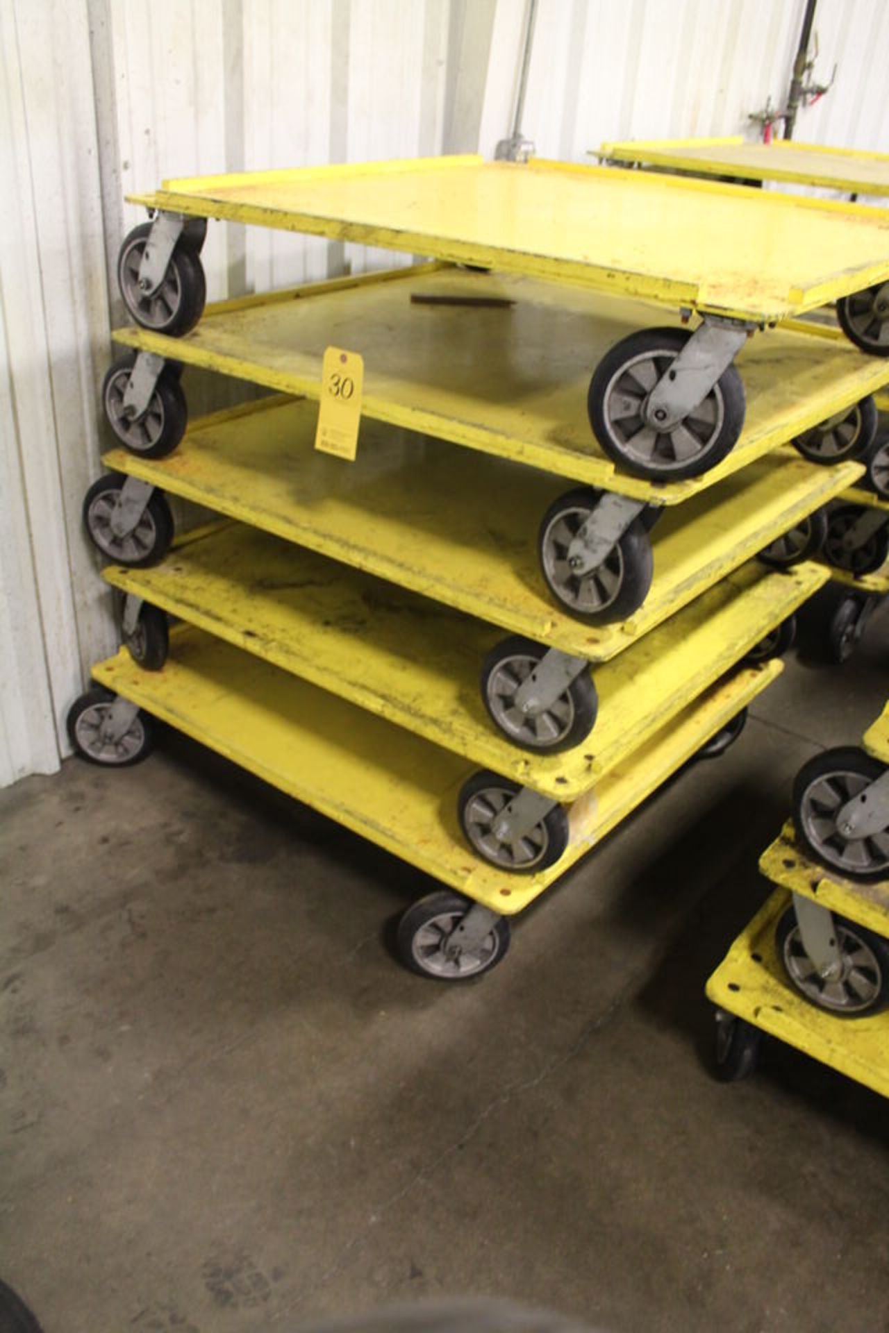 44" X 44" HD METAL 4 WHEEL CARTS