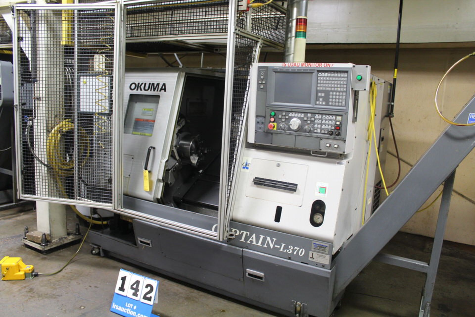 2005 OKUMA CAPTAIN  L370 CNC LATHE, KITAGAWA BL 210, 10" 3 JAW CHUCK 12 STATION TURRET