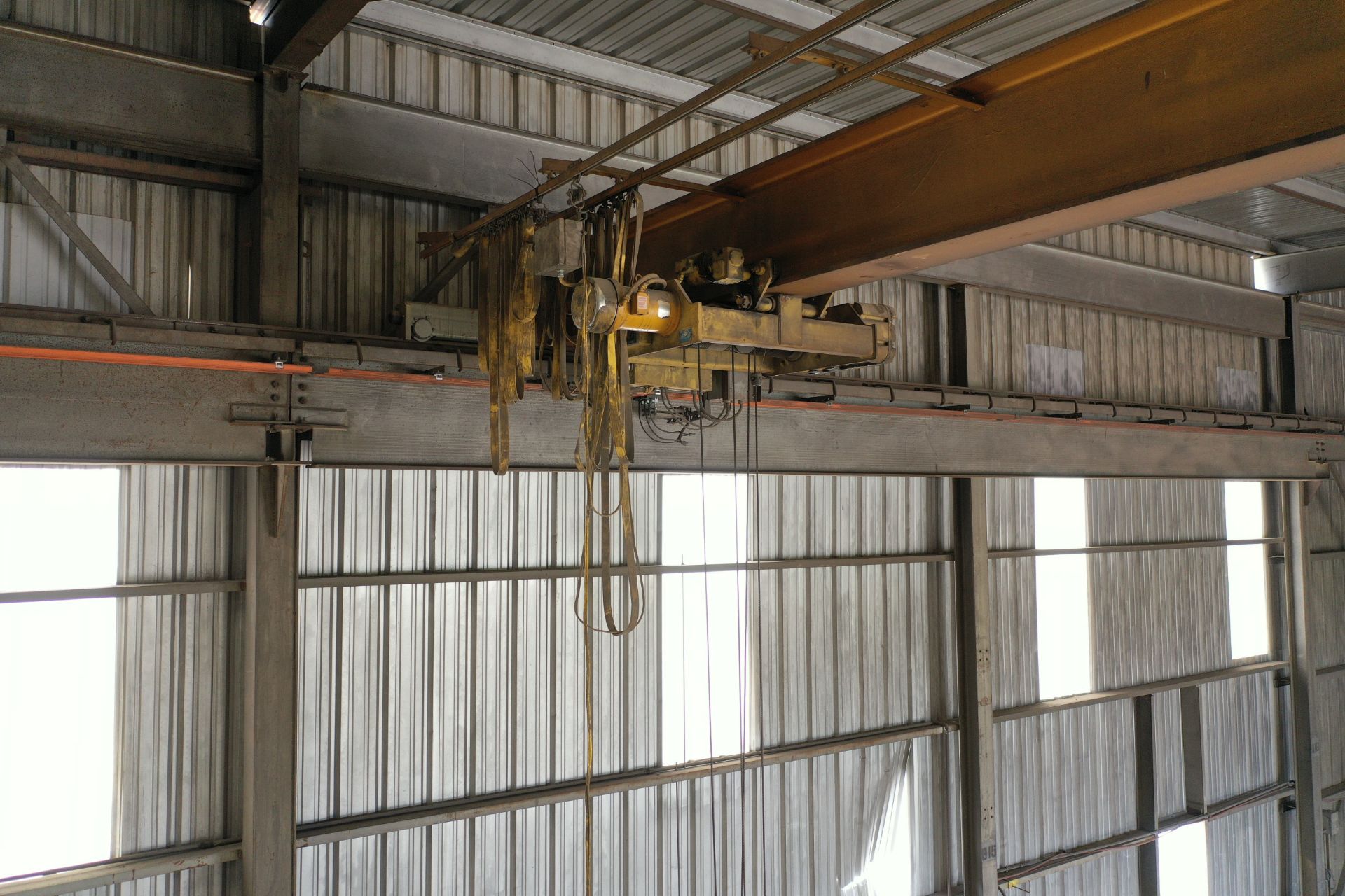 F&G 5 Ton Overhead Crane SN: 3746 with 5 Ton Hoist & Pendant Control, Approx 52 ft Span (LOCATION 1: - Image 3 of 4