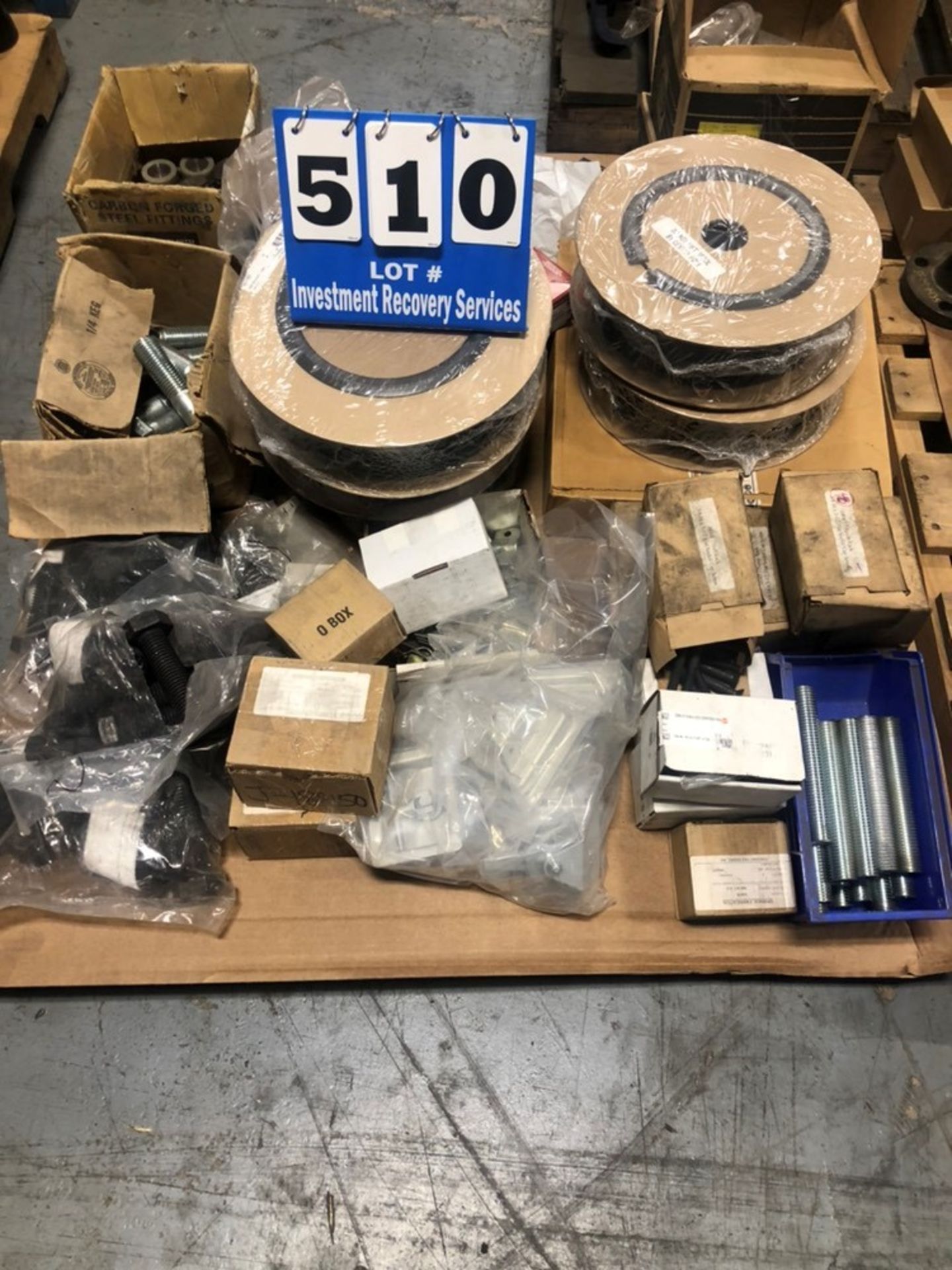 Pallet of hardware ( LOCATION 4: 850 AEROPLAZA DR, COLORADO SPRINGS, CO 80916 )