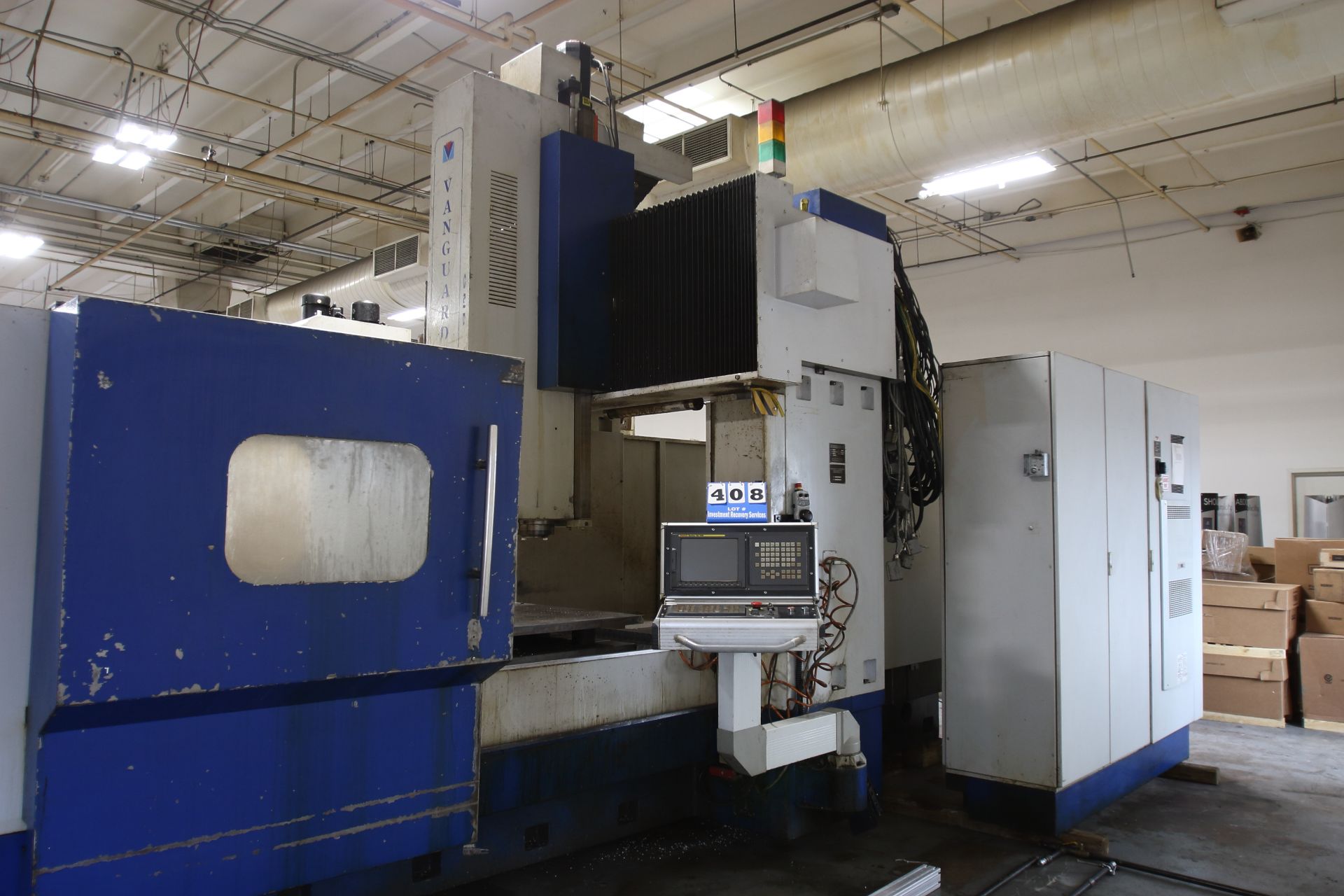 Vanguard GMB125x25 CNC Vertical Machining Center, S/N 060605, (2006); 90" X-, 49"