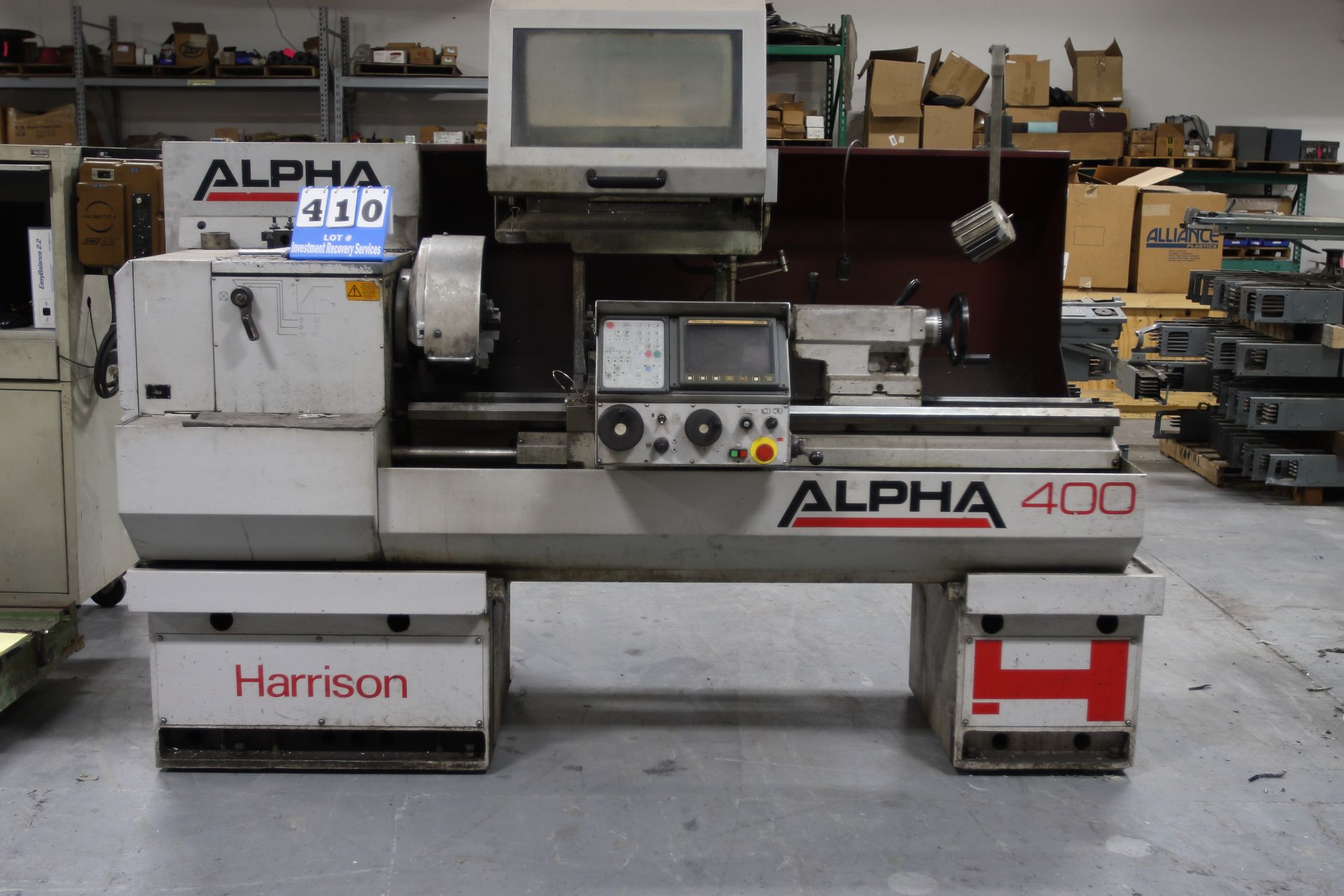 Harrison & Sons Model Alpha 40 16" x 48" CNC Tool Room Lathe, S/N A30408, Asset #000077, (1996); 2,