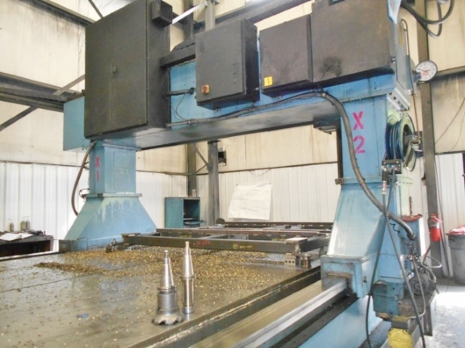 Cincinnati Milacron CNC Dual Column Traveling Bridge Mill, 430" x 120" ( LOCATION 2: 4081 EASTSIDE - Image 8 of 10