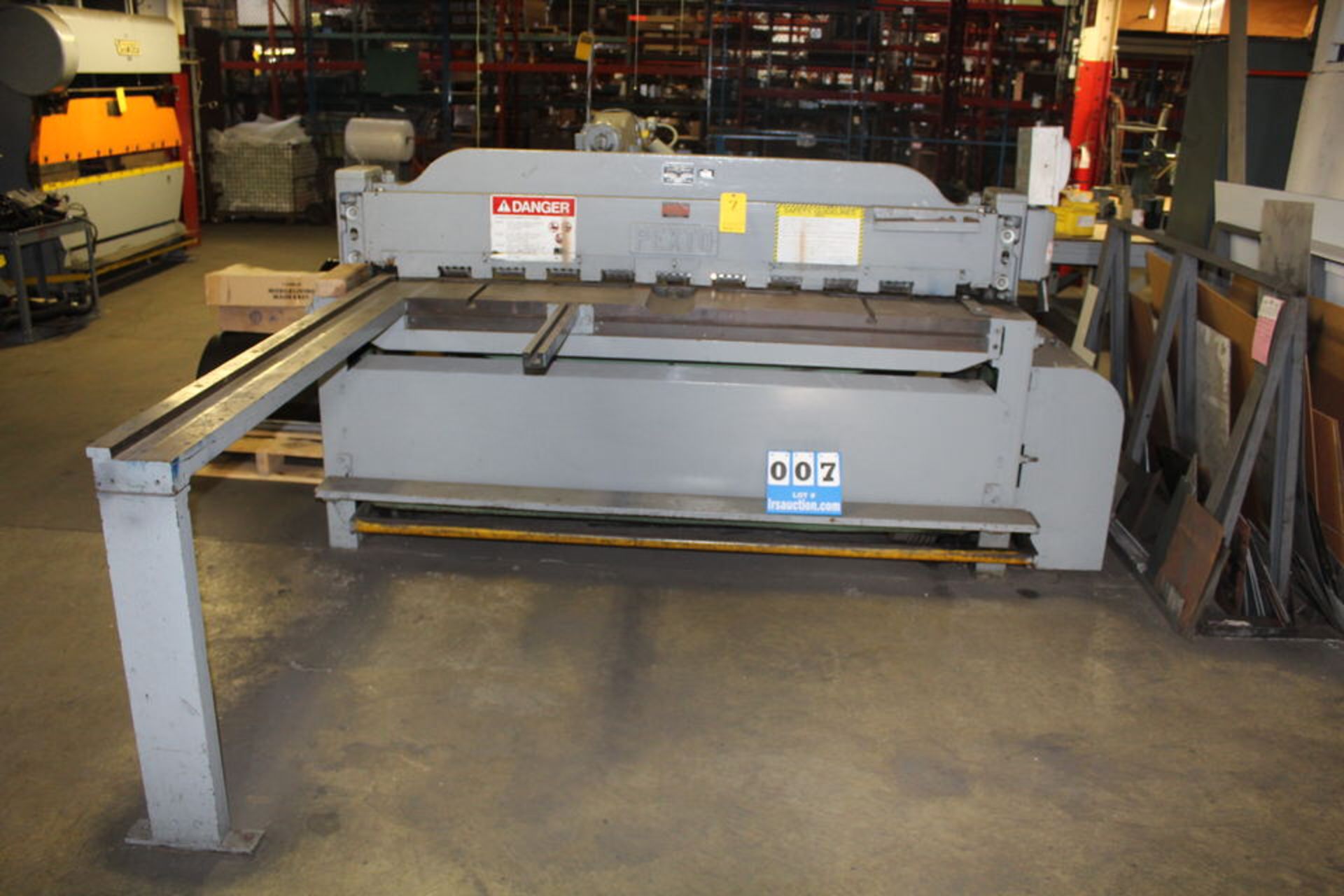 PEXTO 14-U-6E SHEAR, 14 GAUGE X 6'