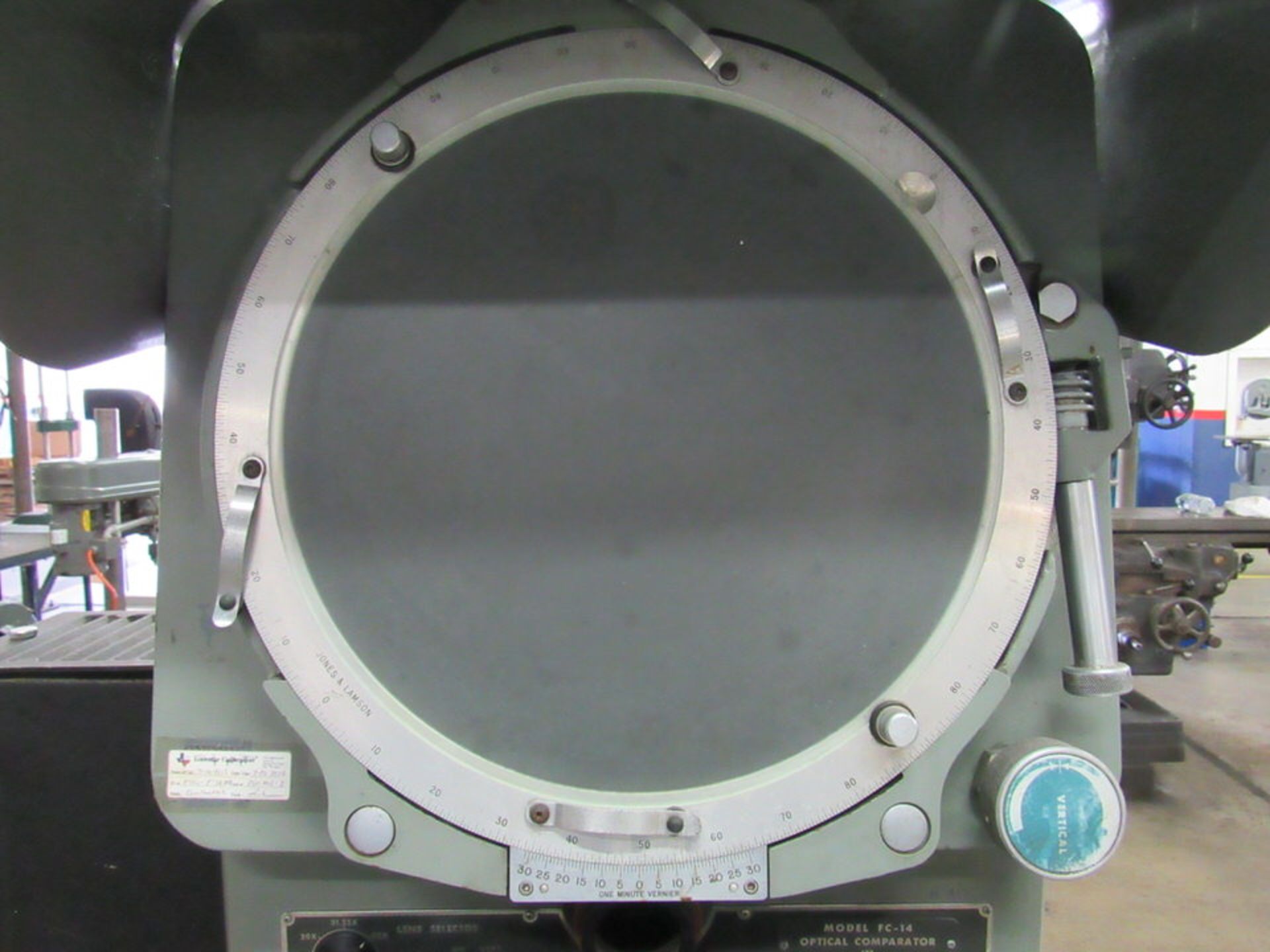 Jones & Lamson Model FC-14 Optical Comparator - Image 4 of 7