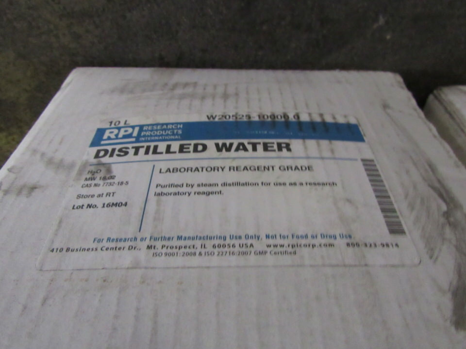 Lot of 3 2.5 Gallon Bottles of Distilled Water - Image 2 of 2