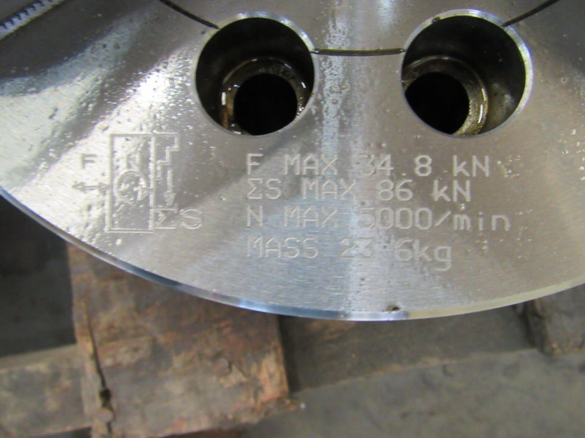 8" Kitigawa B-208 3-Jaw Chuck #2 - Image 2 of 4