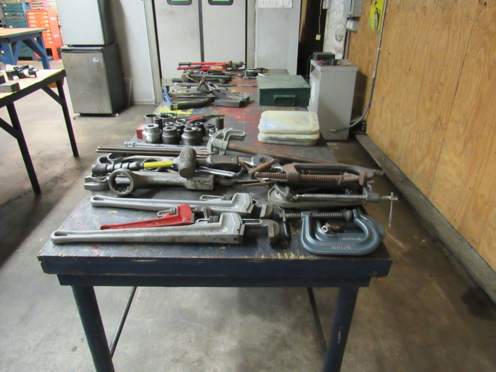 Table with Contents Tools Clamps Etc - Image 2 of 6