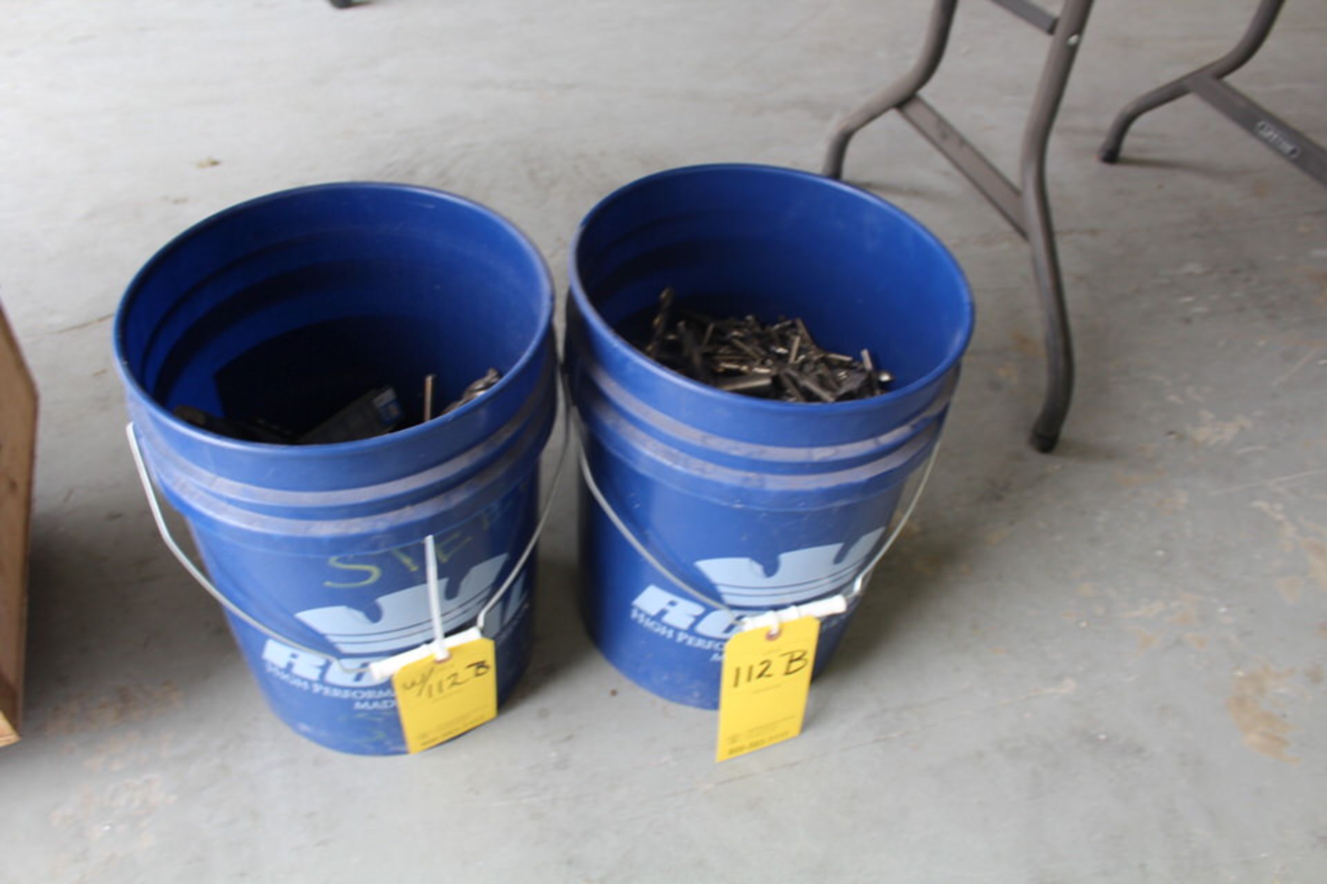 CARBIDE DRILLS IN (2) 5 GALLON BUCKETS