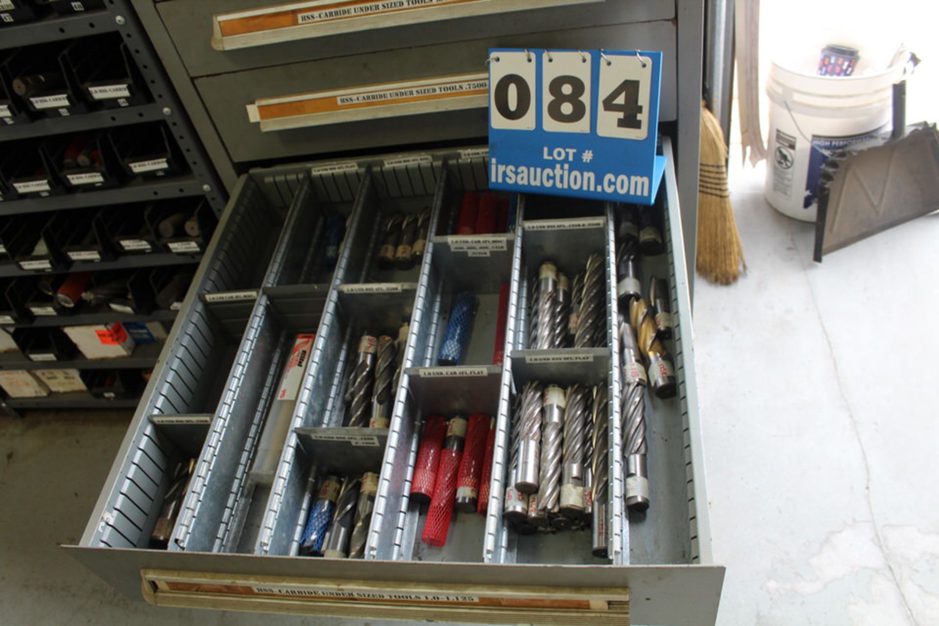 LYON 11 DRAWER TOOL CABINET, DRILL REAMERS - Image 10 of 12