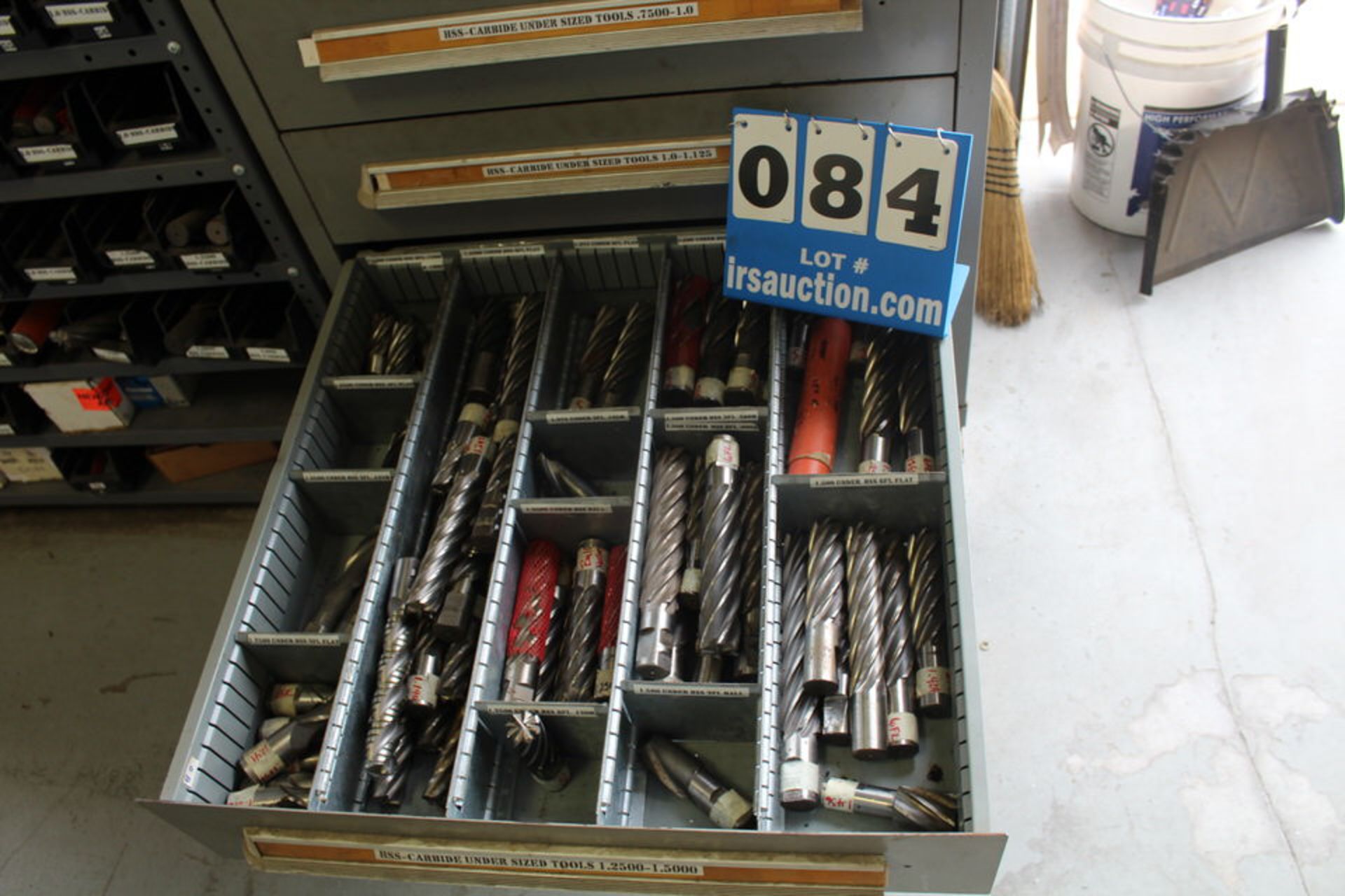 LYON 11 DRAWER TOOL CABINET, DRILL REAMERS - Image 11 of 12