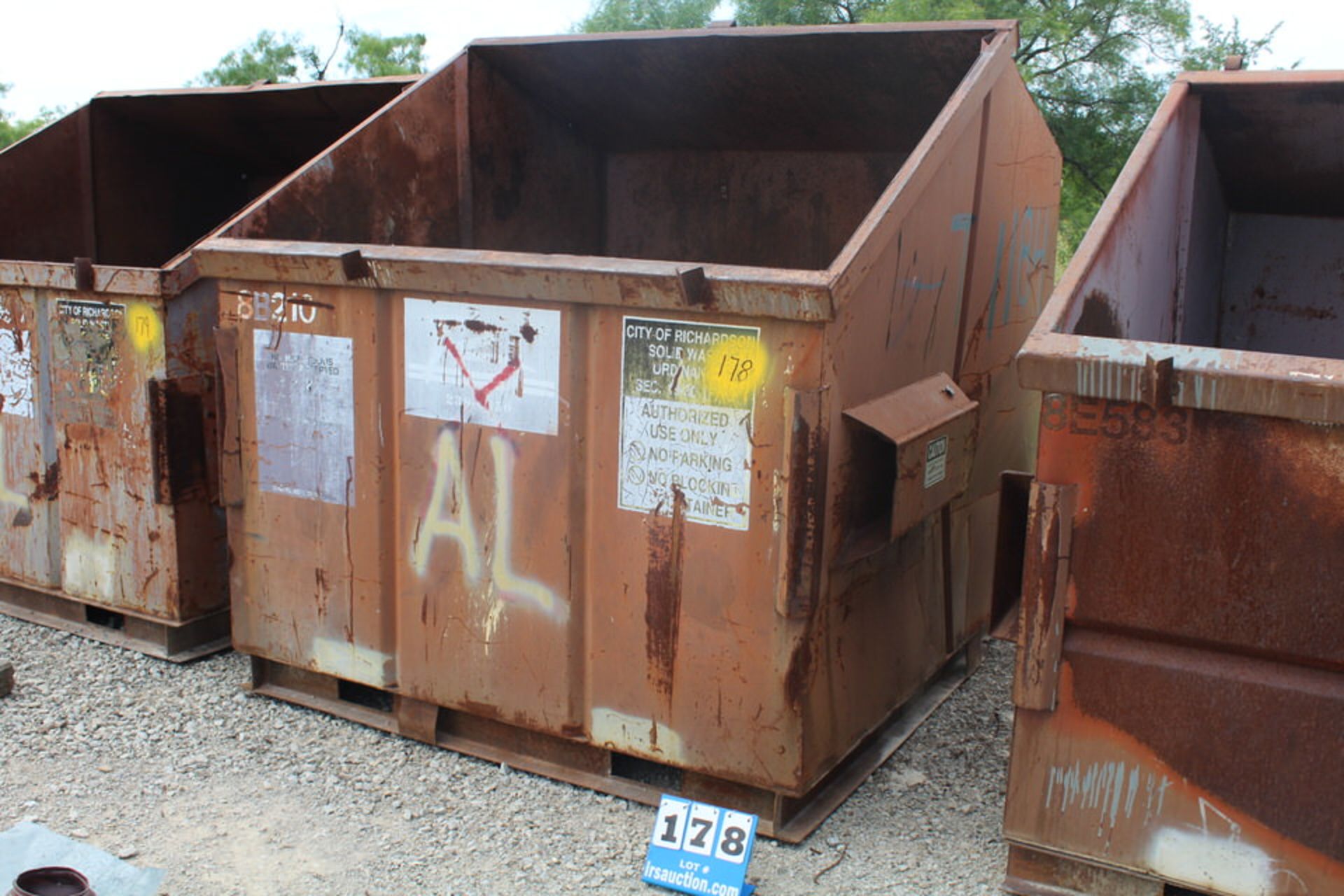 METAL SCRAP CONTAINERS