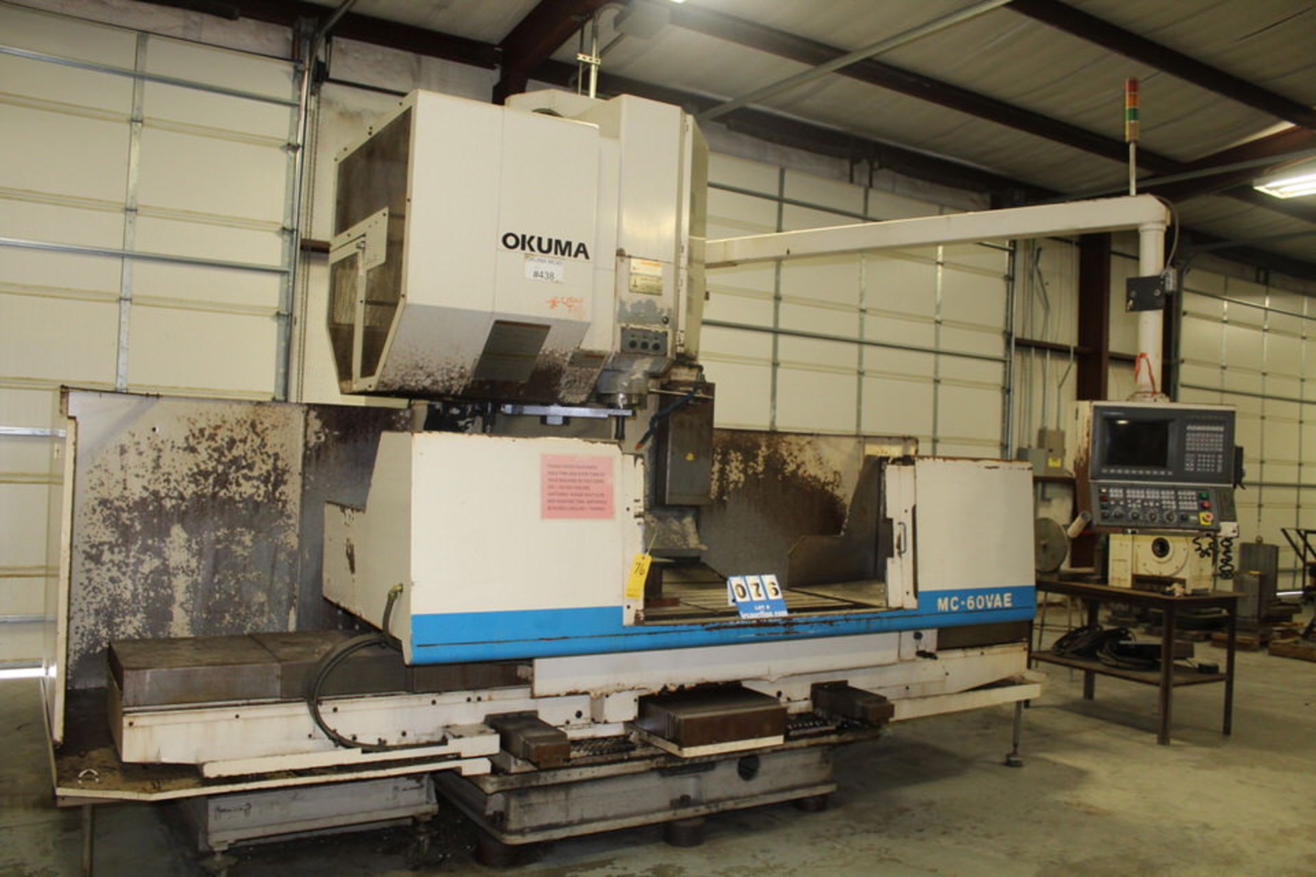 OKUMA MC-60-VAE CNC VERTICAL MACHINING CENTER