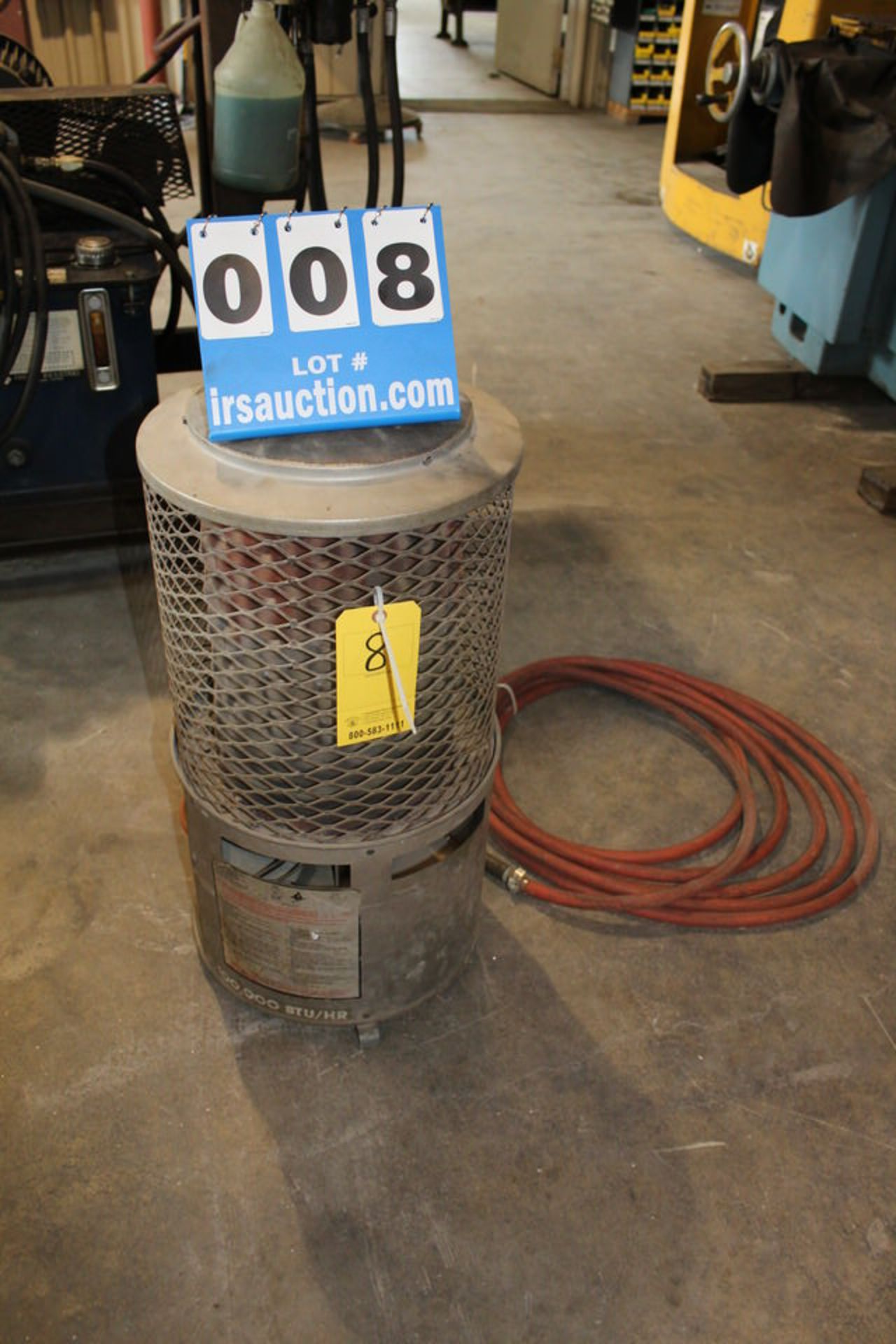 GAS FIRED HEATER, 1,000 BTU