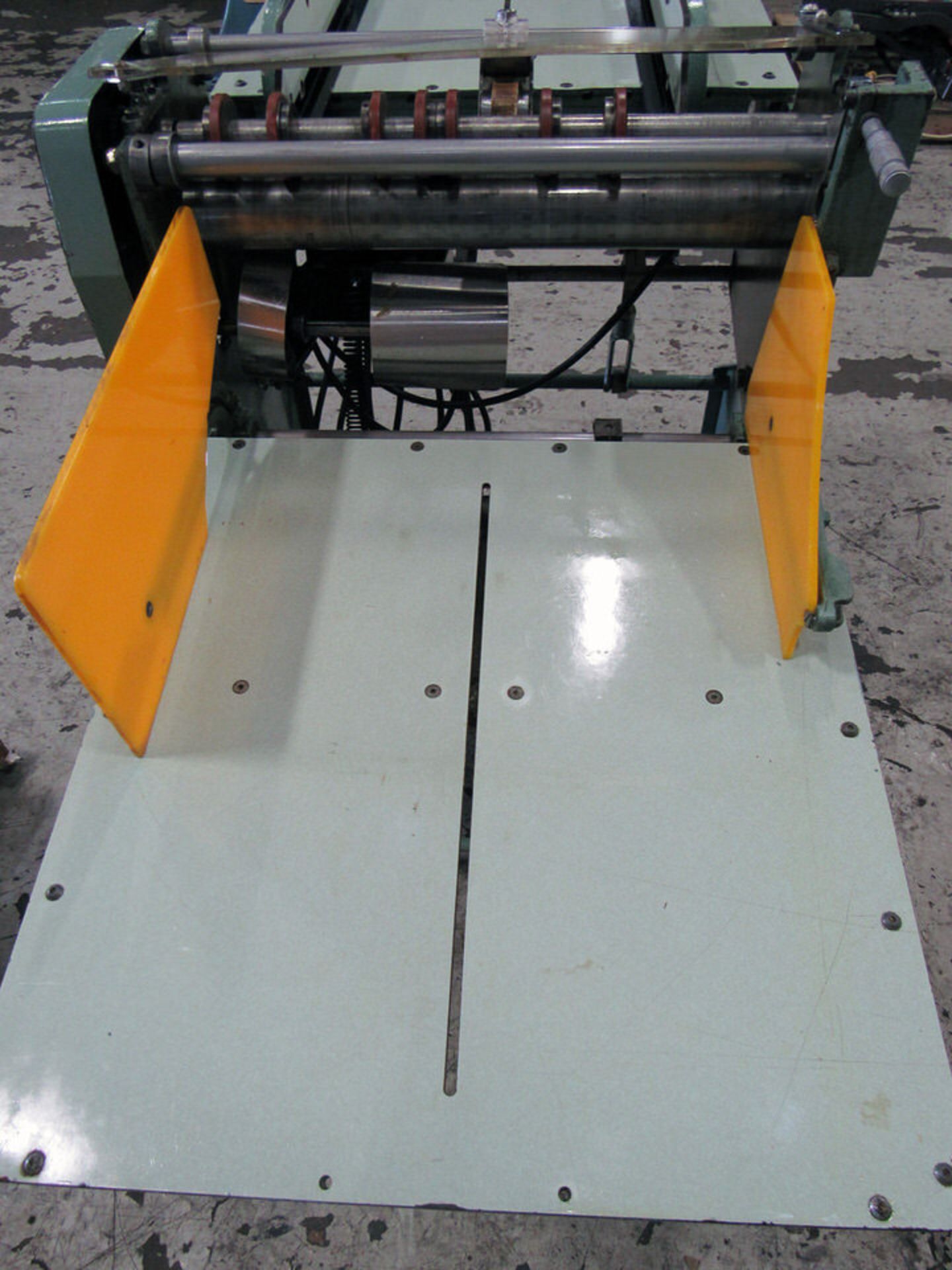 17" Slitter (Paper and Plastic Film), 17" max. width, 7 cutting wheels, 22.75" W x 22.5" D infeed - Image 5 of 7