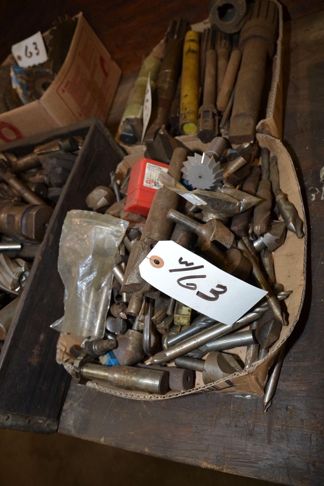 LOT SIDE MILL CUTTERS, REAMERS, COUNTER SINKS, WOODRUFF KEY WAY CUTTERS, FLY CUTTERS, ETC. ( - Image 2 of 3