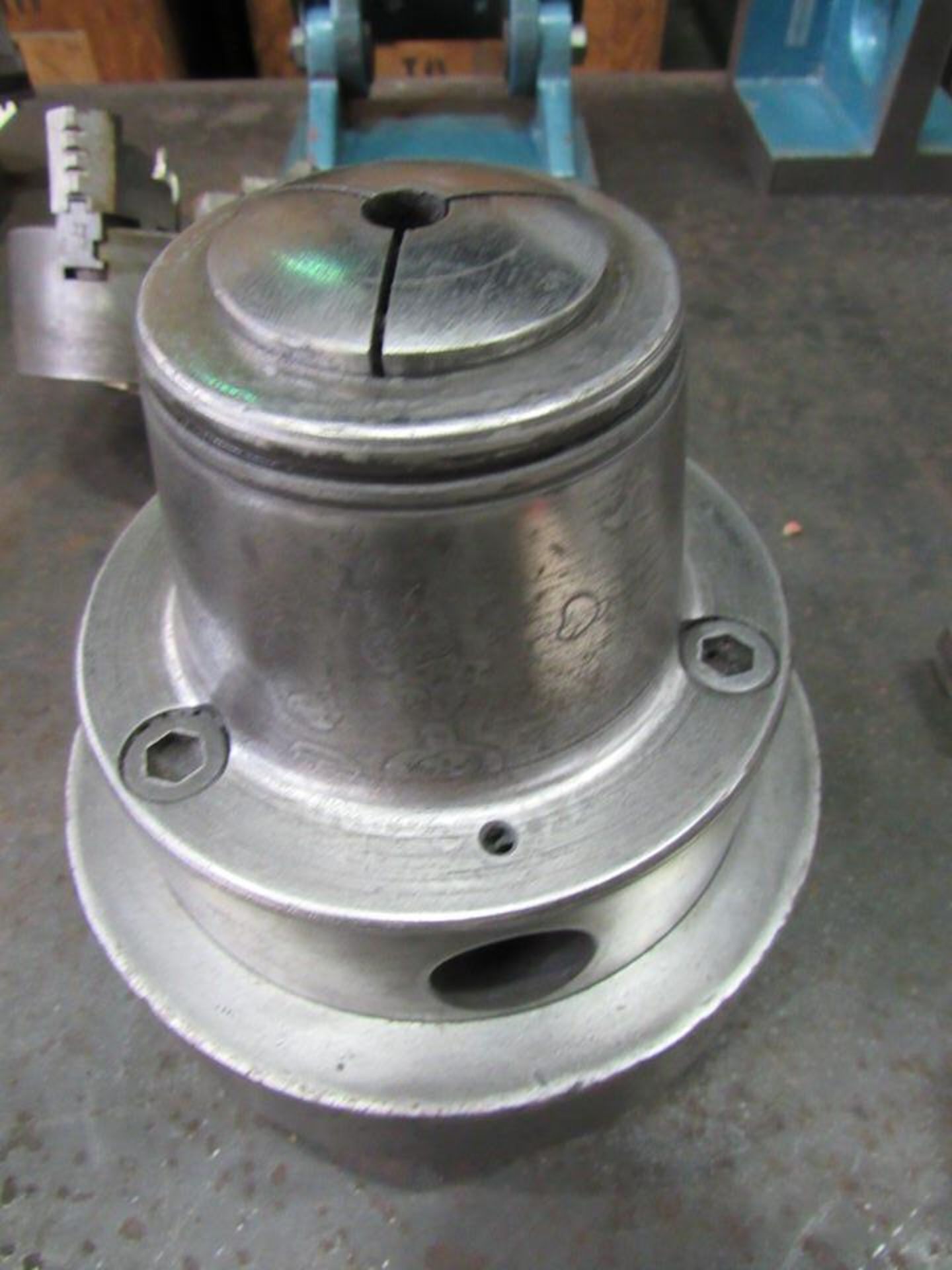 7" Collet Chuck, 1/2" collet, camlock back, S/N NA (LOCATION: 3603 Melva Street, Houston TX 77020)