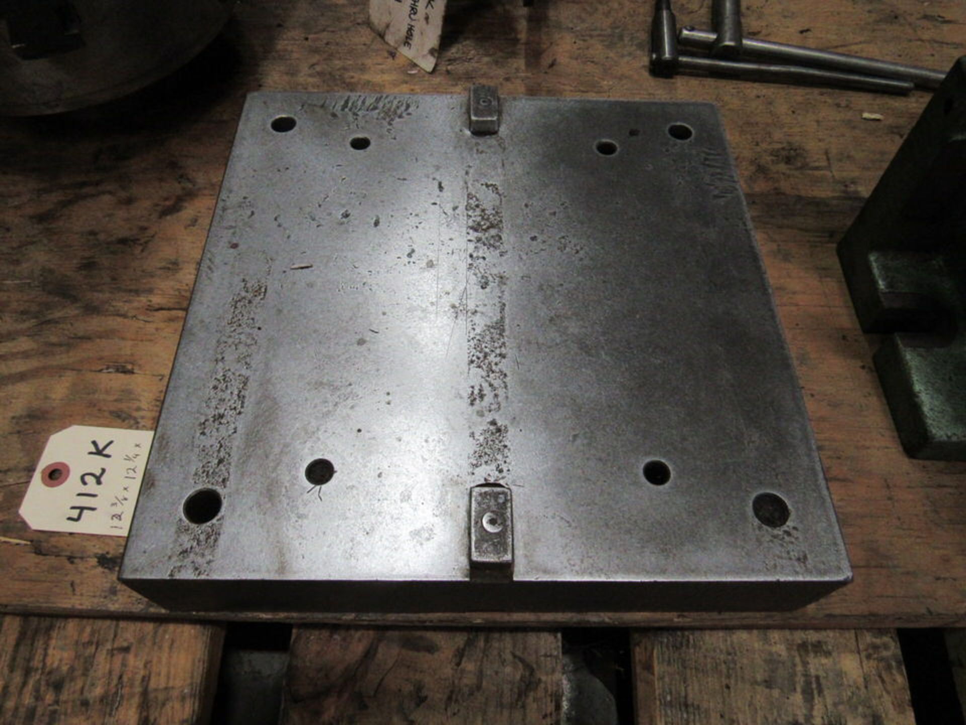 12-3/8" x 12-1/4" x 2-1/2" Steel Fixture Plate (LOCATION: 3603 Melva Street, Houston TX 77020)