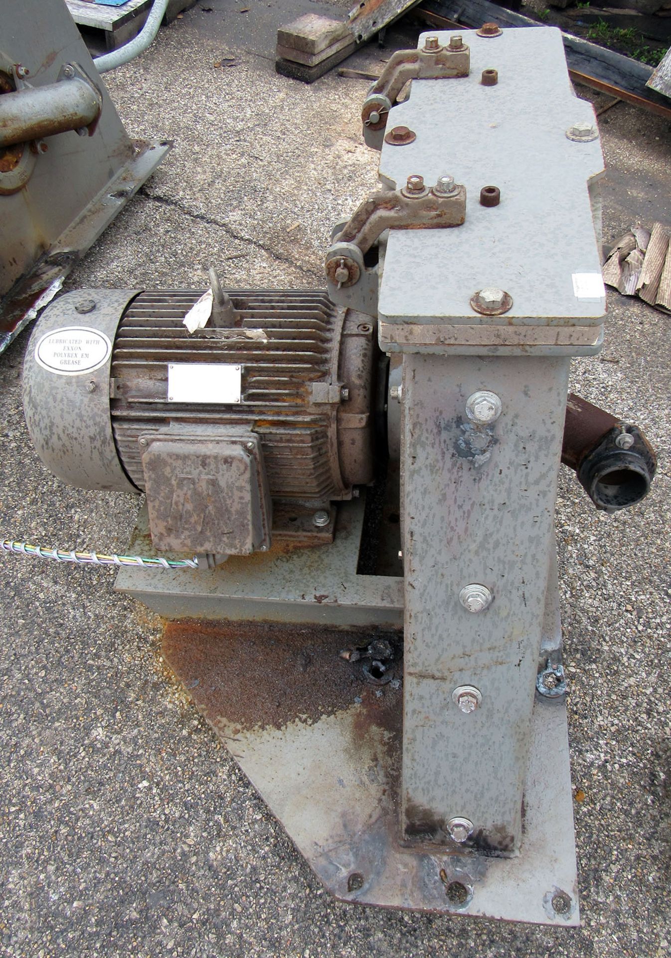 20 HP Pangborn Model RIM-LOC 265DD-2 Rotoblast Shot Blast Motor, new 2008, 20 hp, up to 290 fps - Image 2 of 3