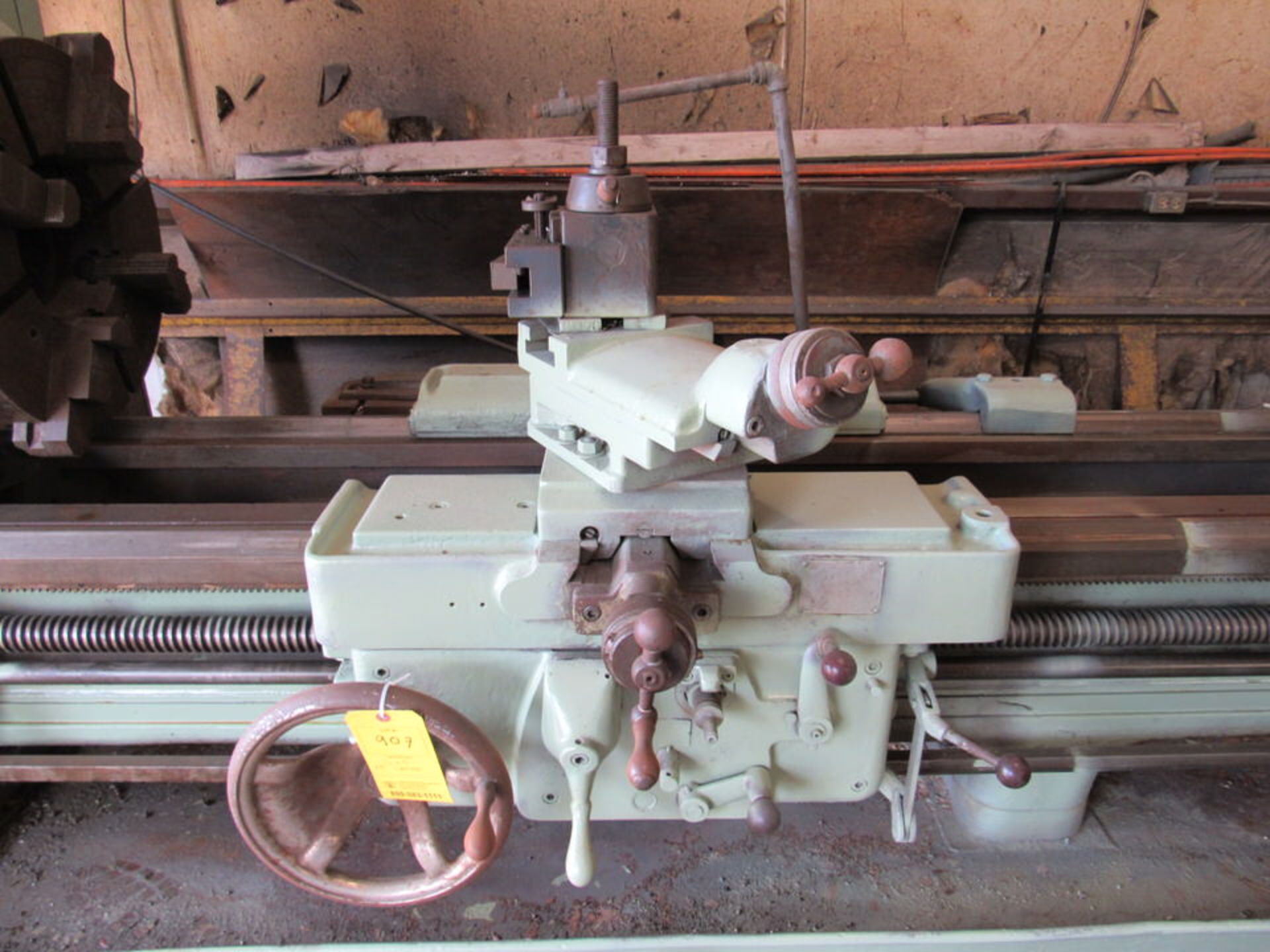 Lodge & Shipley 25" Standard Engine Lathe, 24" swing, 144" bed length, 21" 4-jaw front and rear - Image 8 of 14