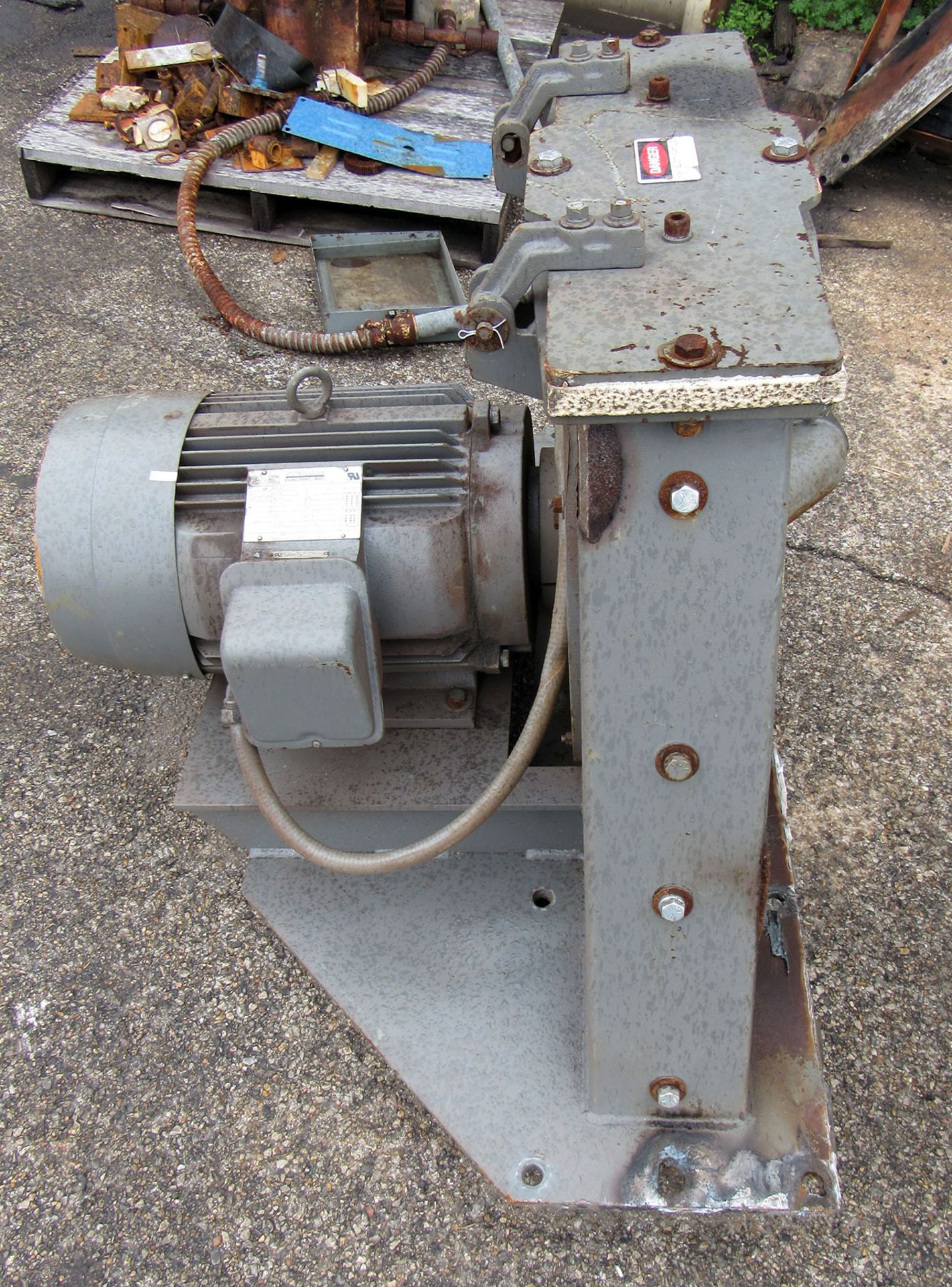 20 HP Pangborn Model RIM-LOC 265DD-2 Rotoblast Shot Blast Motor, new 2008, 20 hp, up to 290 fps - Image 2 of 5