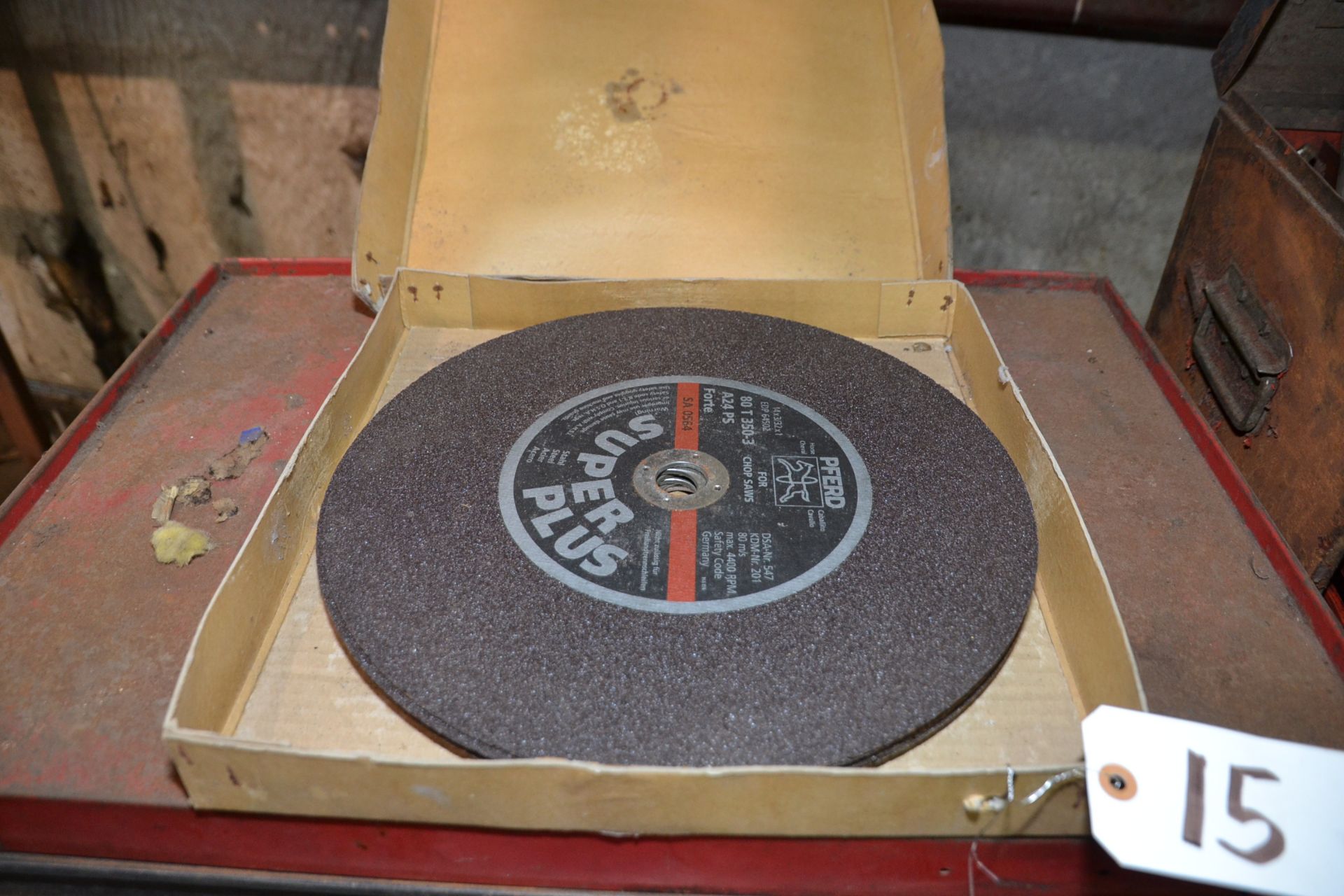 LOT - 14” DIAMETER ABRASIVE CUT-OFF BLADES (10) (LOCATION: 2622 Martinville Dr, Houston TX 77017)