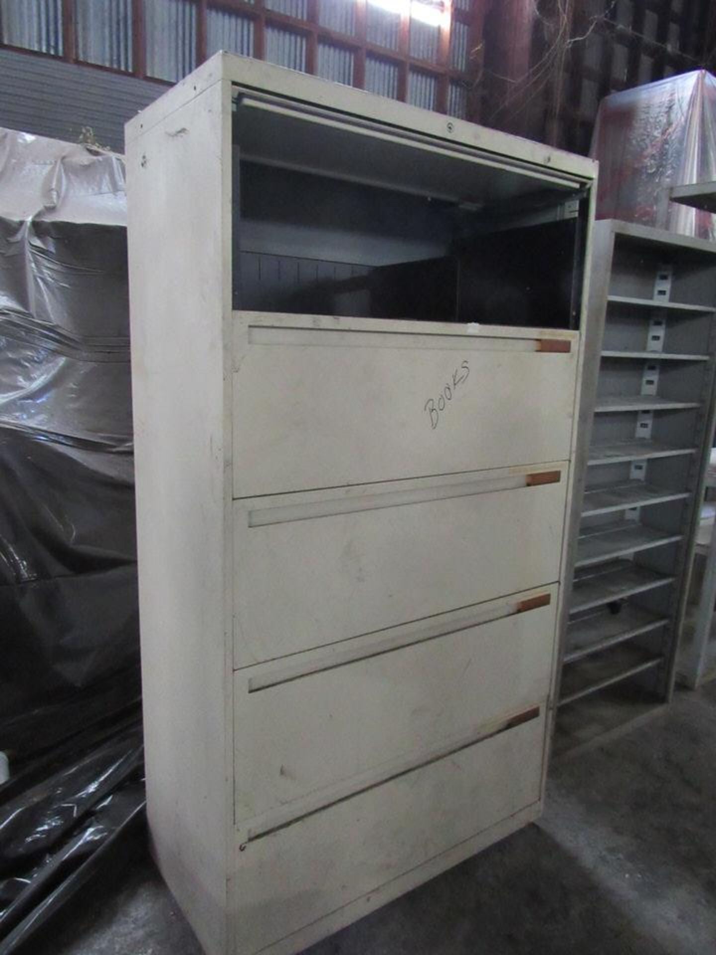 4 Drawer / 1 Shelf Metal Filing Cabinet (LOCATION: 3603 Melva Street, Houston TX 77020) - Image 2 of 4