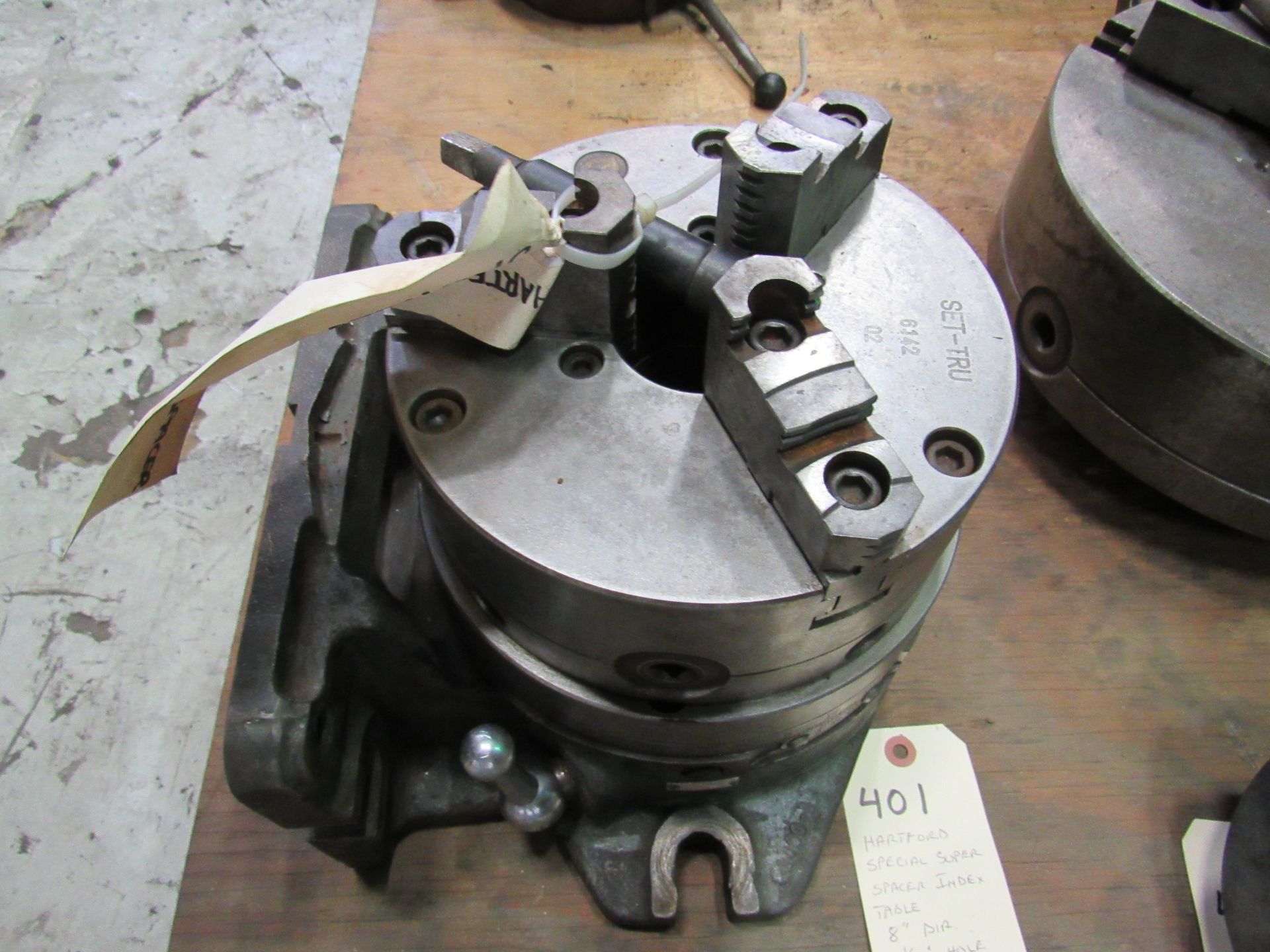 8" 3-Jaw Hartford Special Super Spacer Index Table, 8" dia. 3-jaw chuck, non-cumulative indexing - Image 3 of 5