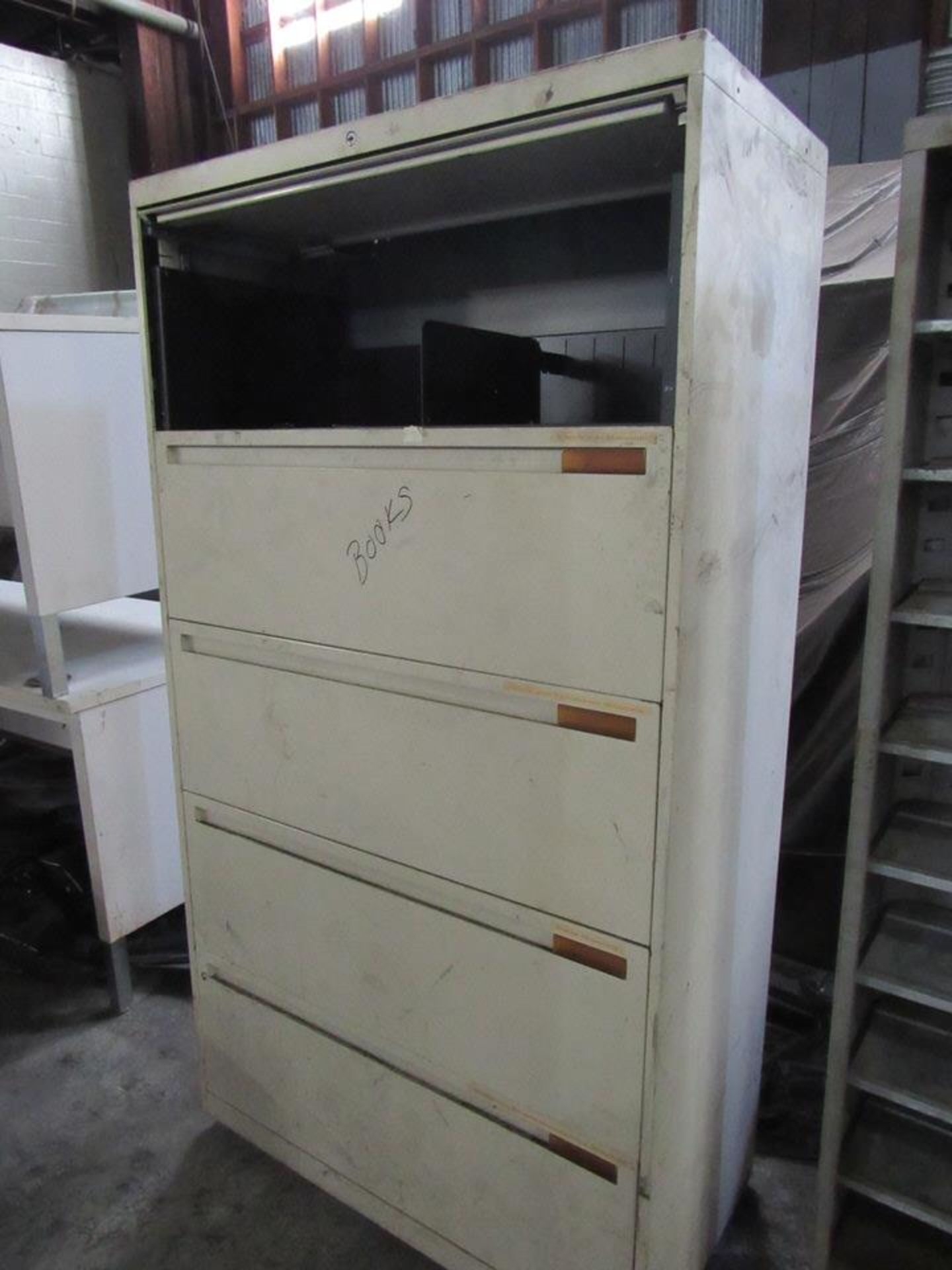 4 Drawer / 1 Shelf Metal Filing Cabinet (LOCATION: 3603 Melva Street, Houston TX 77020) - Image 3 of 4