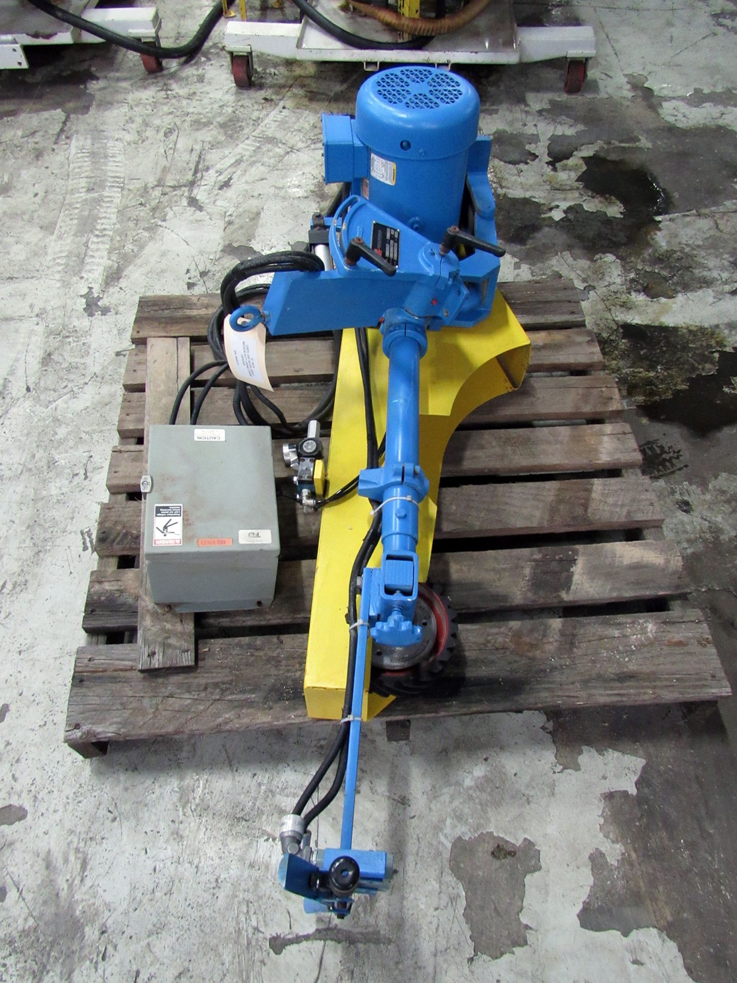 G&P Model B290-7 Medium Duty Swing Frame Grinder, 2" x 90" belt, 7.5 hp motor, 3450 rpm motor speed, - Image 4 of 6