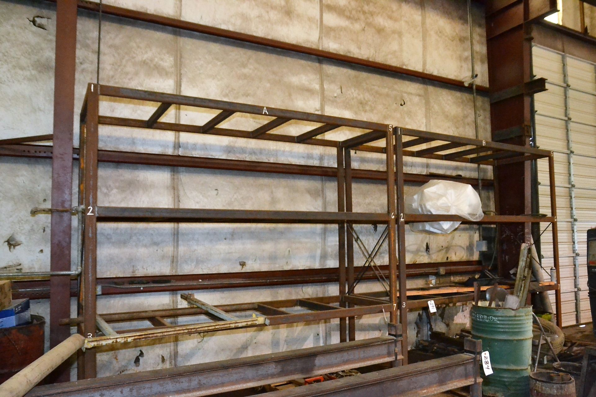 LOT (3) STORAGE RACK, 9 FOOT BETWEEN UPRIGHTS , 3 DEEP, 9 FOOT TALL, 3 TEIR (LOCATION: 2622 - Image 2 of 2