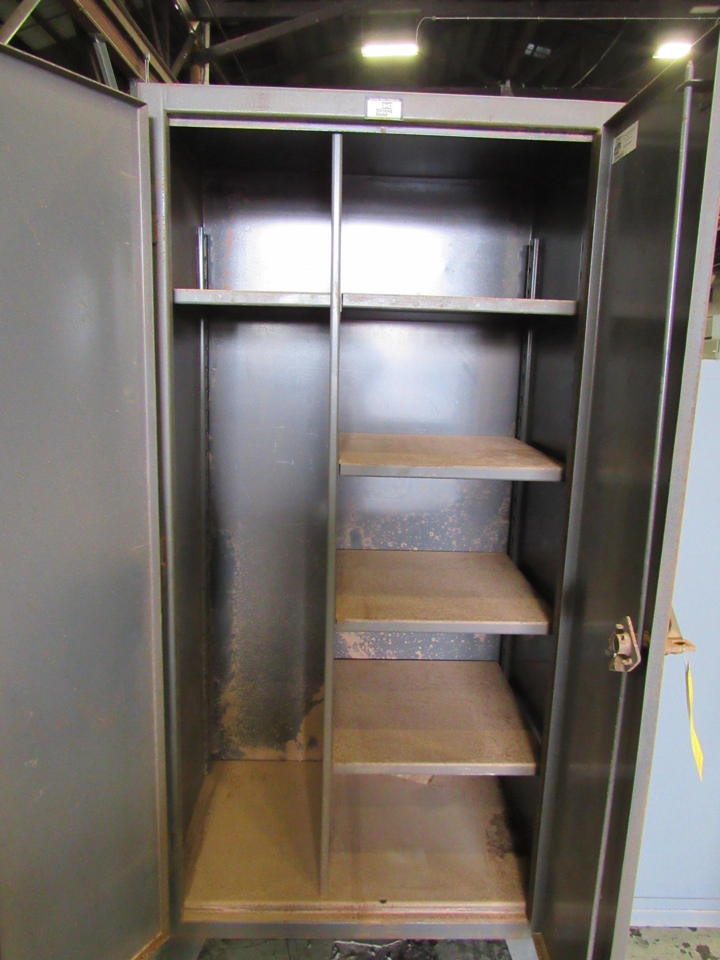 Maintenance Room Upright Cabinet, 2 Door, (5 Shelves on right, 2 Shelves on left) Note: Empty ( - Image 2 of 2