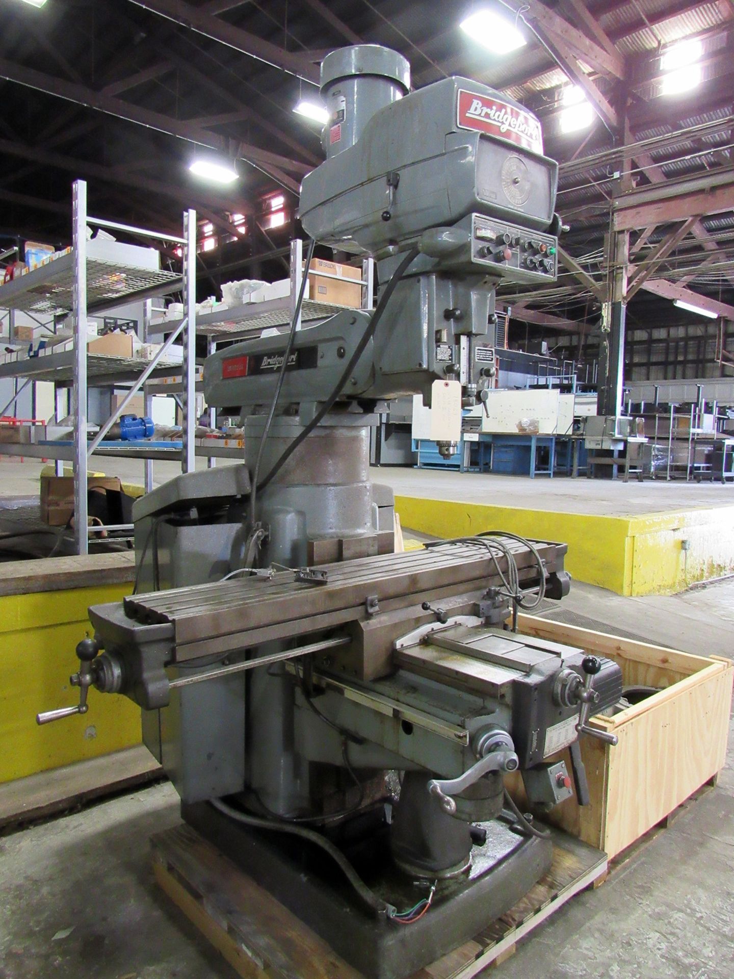 11" x 58" Bridgeport Series II Vertical Milling Machine, 11" x 58" table, 3 T-slots, 30" table cross - Image 3 of 9