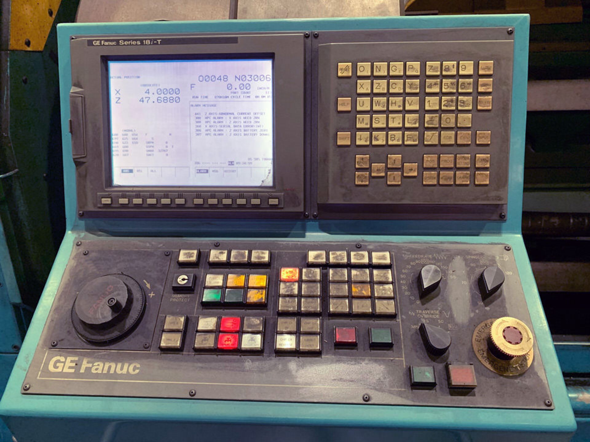 Warner & Swasey SC-36 CNC Chucker Lathe, retrofit 2003, 32" swing over ways, 32" over saddle, 72" - Image 22 of 33