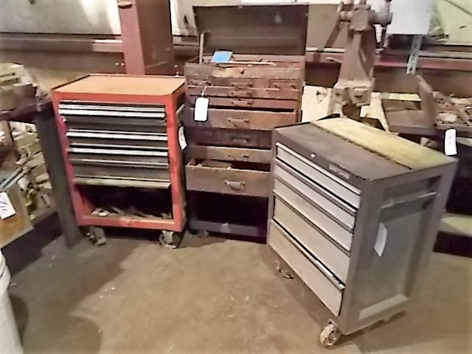 LOT - (3) TOOL CHEST (LOCATION: 2622 Martinville Dr, Houston TX 77017)