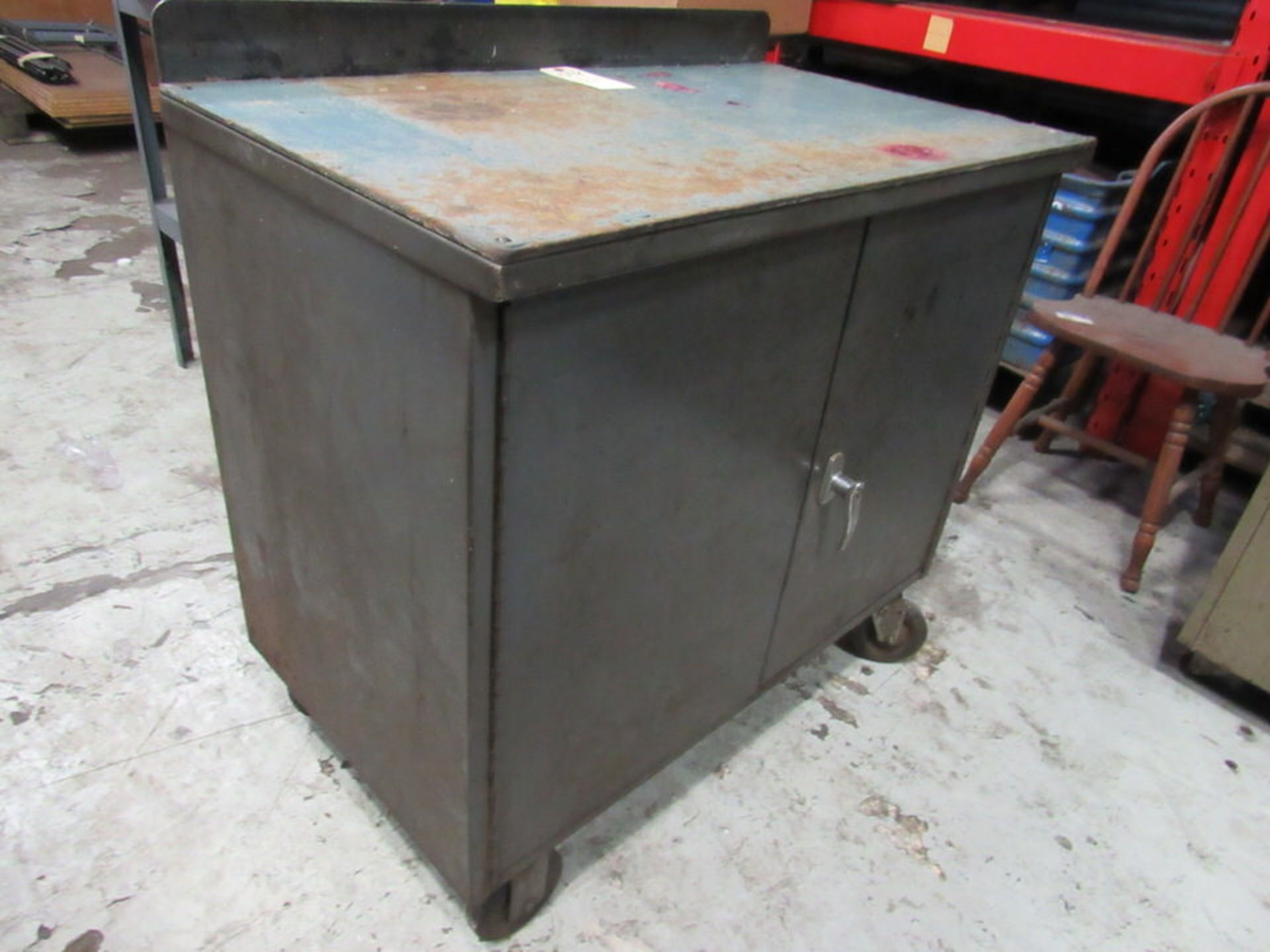 2 Door Rolling Cabinet with Contents (LOCATION: 3603 Melva Street, Houston TX 77020) - Image 2 of 5