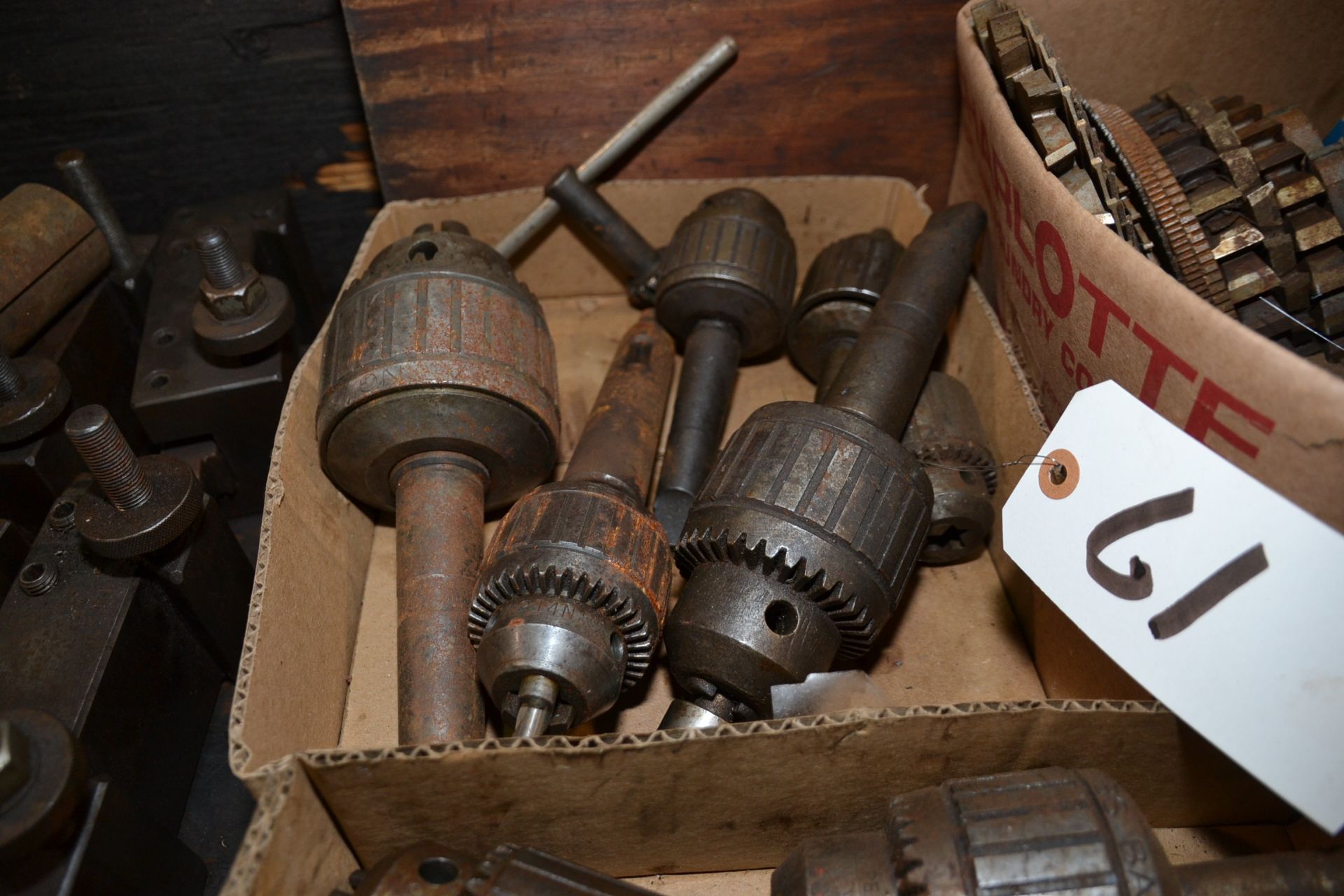 LOT (6) JACOBS DRILL CHUCKS (LOCATION: 2622 Martinville Dr, Houston TX 77017)