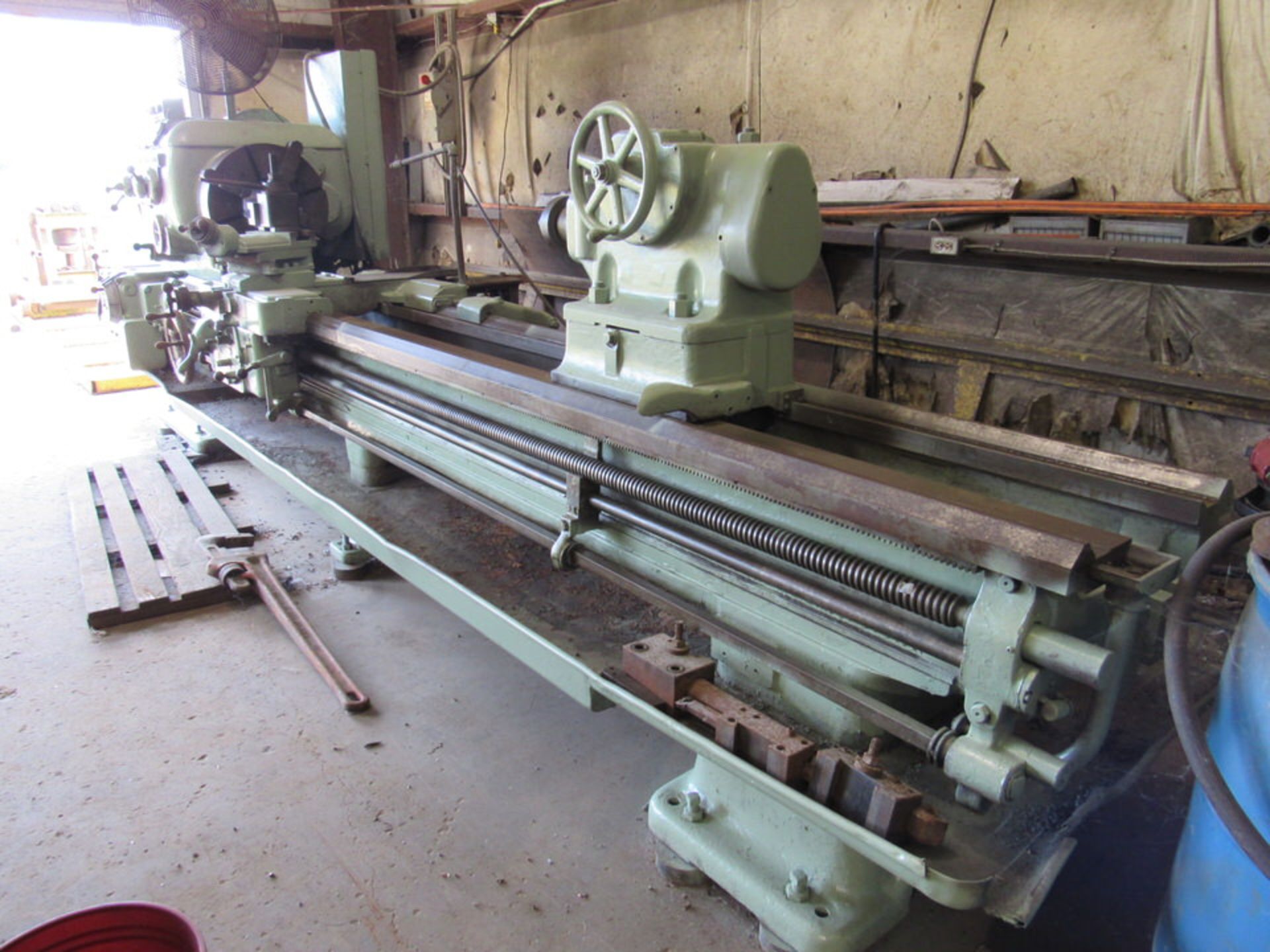 Lodge & Shipley 25" Standard Engine Lathe, 24" swing, 144" bed length, 21" 4-jaw front and rear - Image 4 of 14