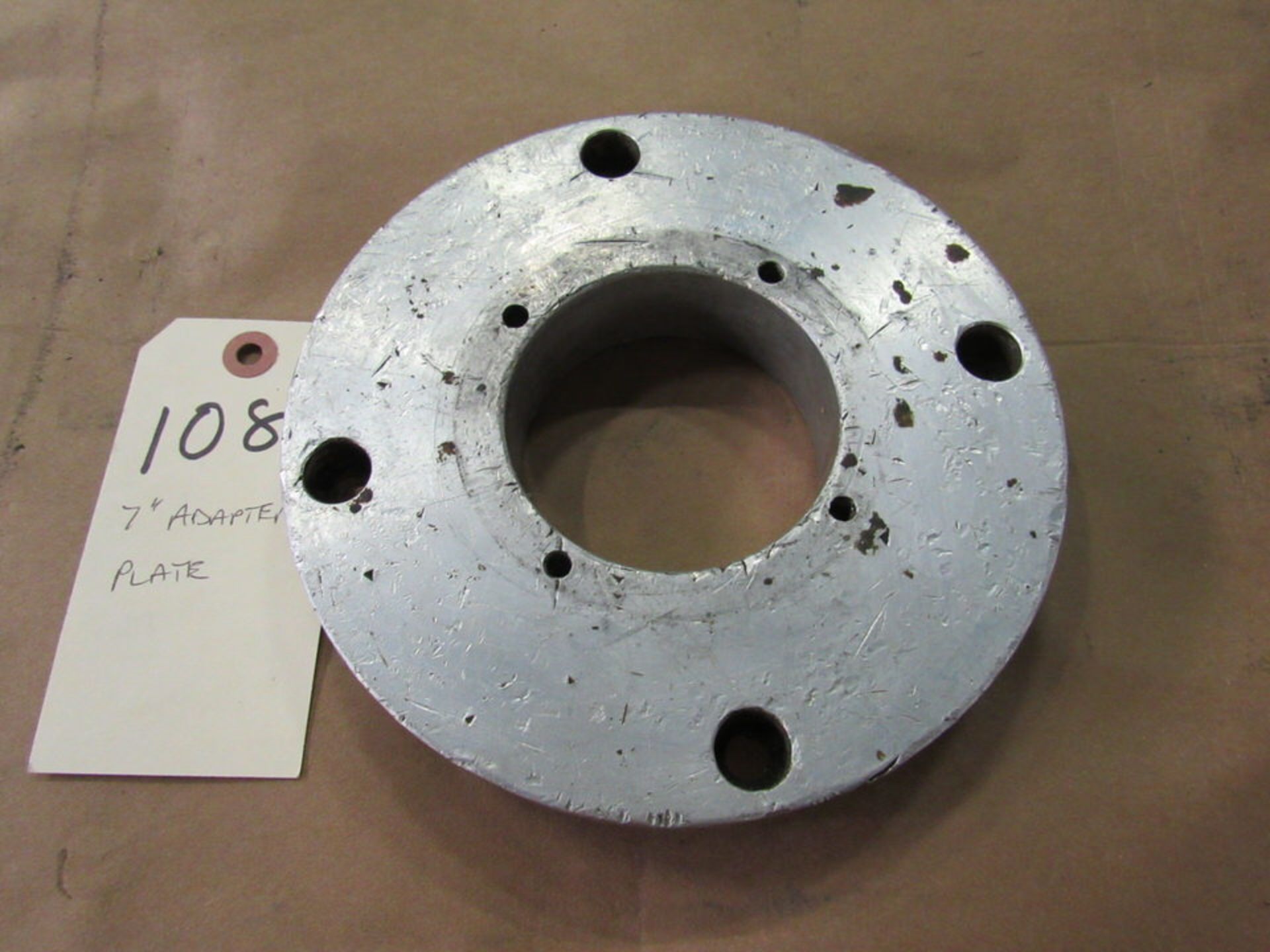 7" Adapter Plate, 3" through hole (LOCATION: 3603 Melva Street, Houston TX 77020) - Image 2 of 2