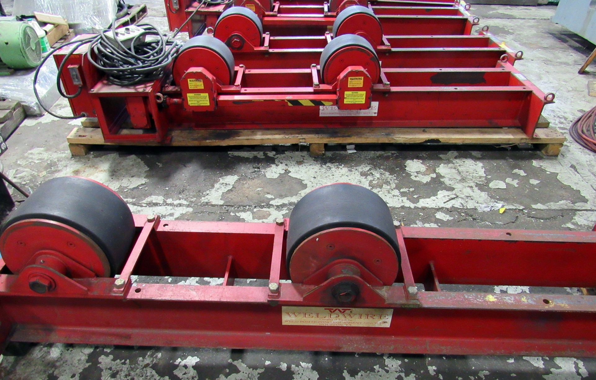 20 Ton Weldwire Model 20ST Welding Turning Rolls Set with Extra Idler Unit, 40,000 lb. cap. per set, - Image 5 of 7