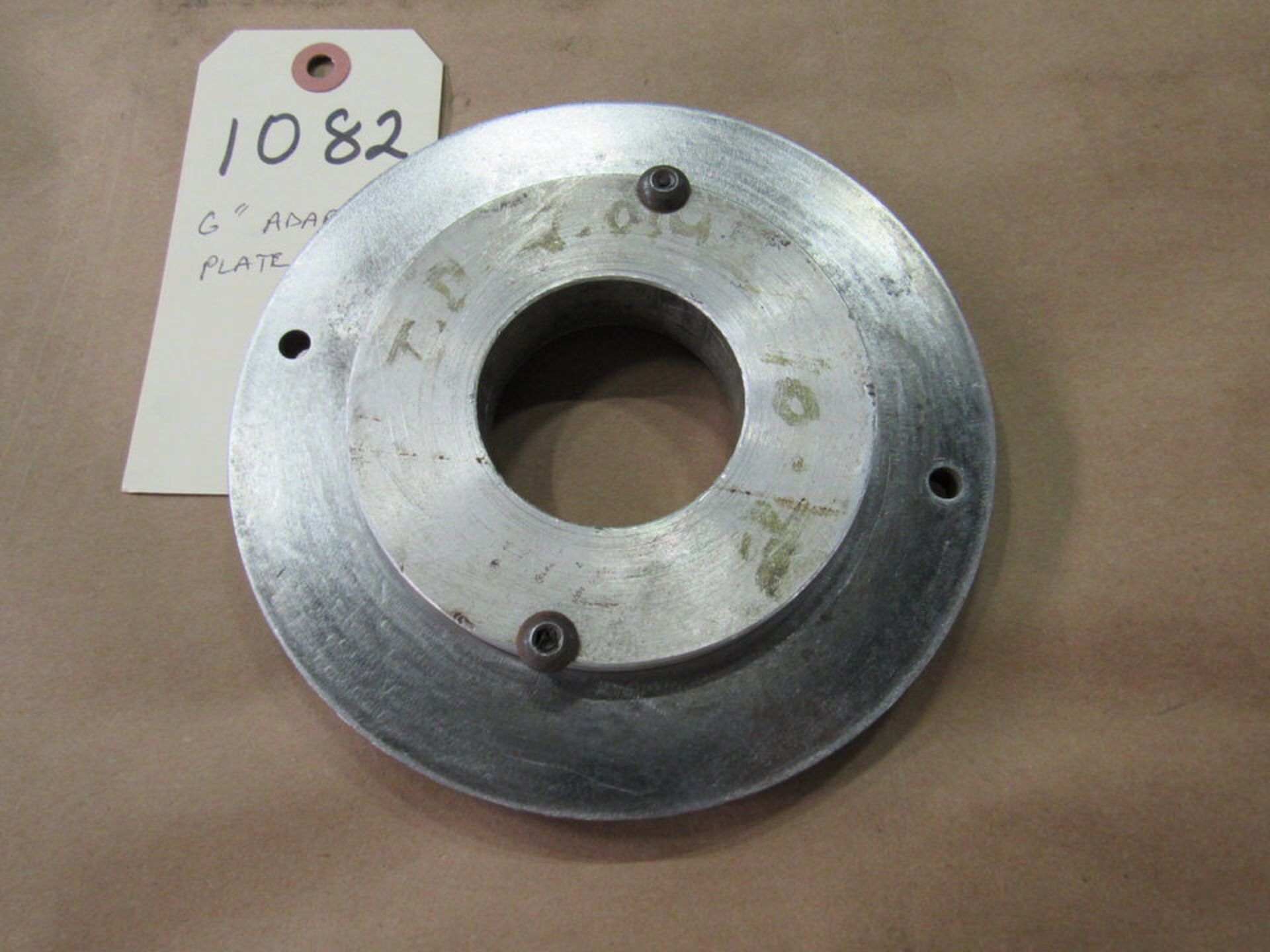 6" Adapter Plate, 2" through hole (LOCATION: 3603 Melva Street, Houston TX 77020)